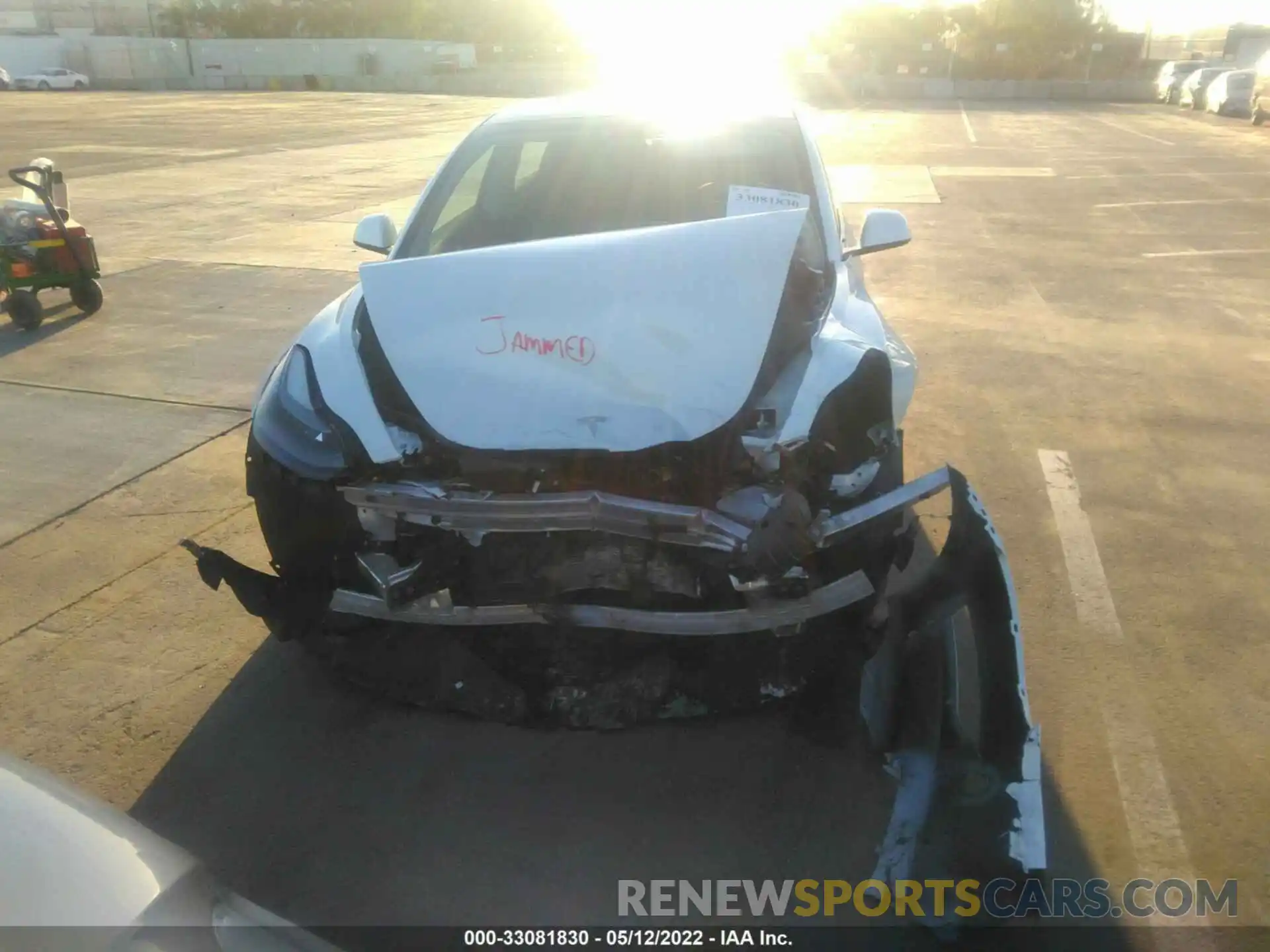 6 Photograph of a damaged car 5YJ3E1EA1MF873656 TESLA MODEL 3 2021