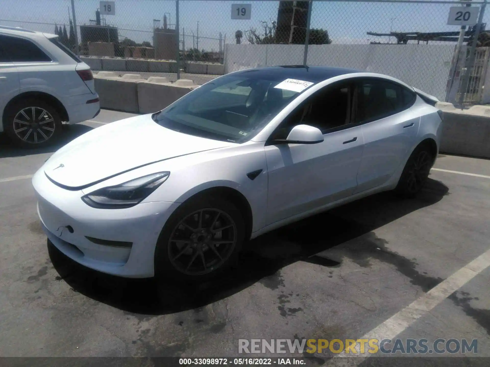 2 Фотография поврежденного автомобиля 5YJ3E1EA1MF873933 TESLA MODEL 3 2021