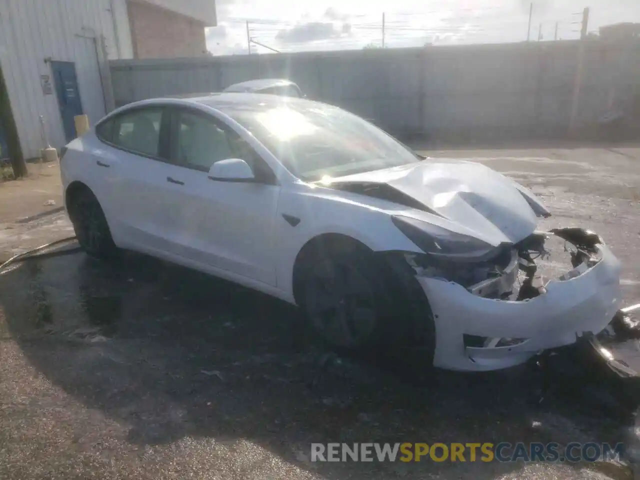 1 Фотография поврежденного автомобиля 5YJ3E1EA1MF908616 TESLA MODEL 3 2021