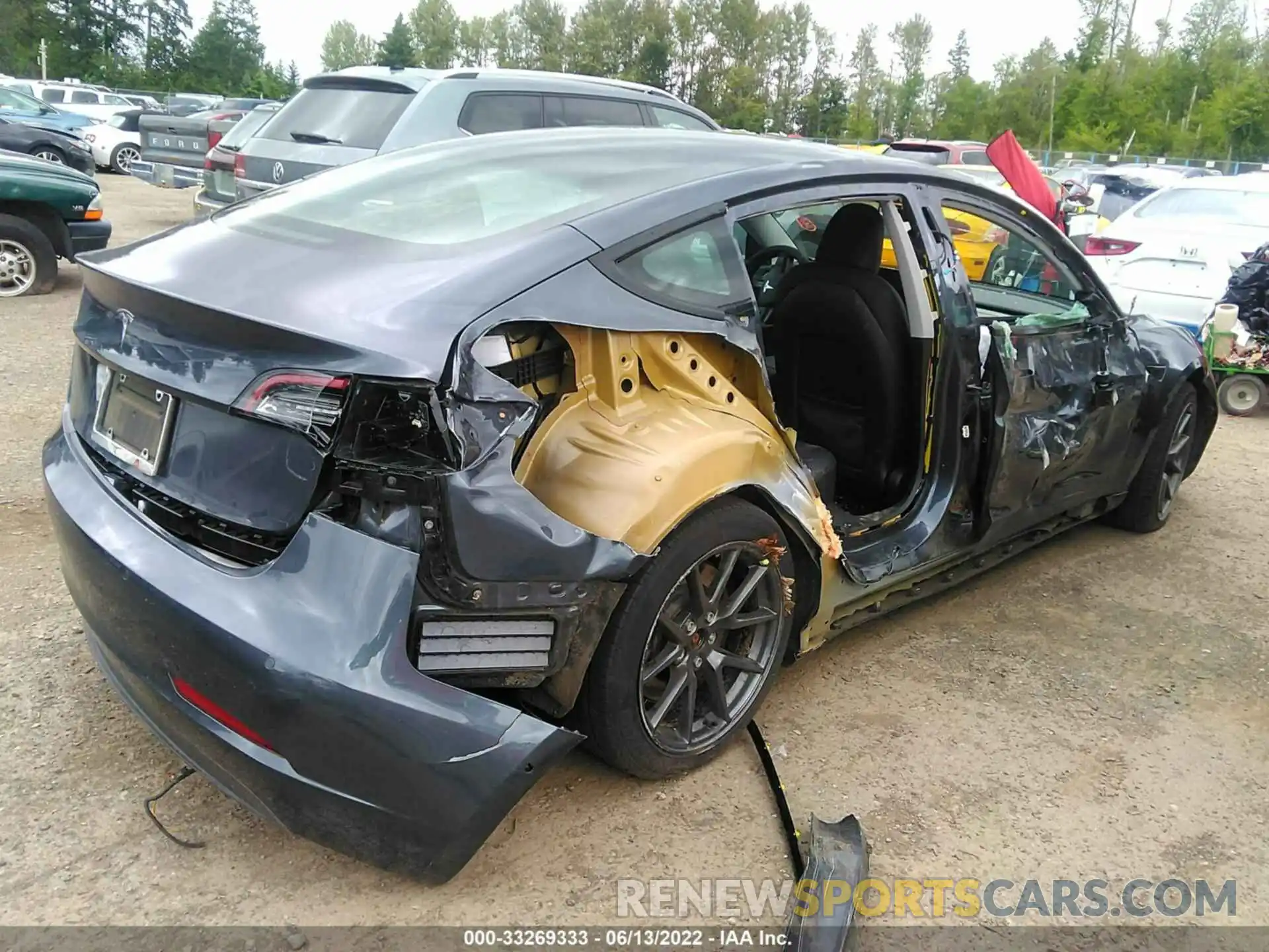 6 Photograph of a damaged car 5YJ3E1EA1MF915386 TESLA MODEL 3 2021