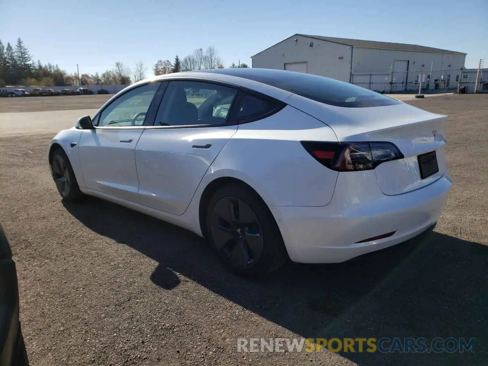 3 Photograph of a damaged car 5YJ3E1EA1MF923004 TESLA MODEL 3 2021