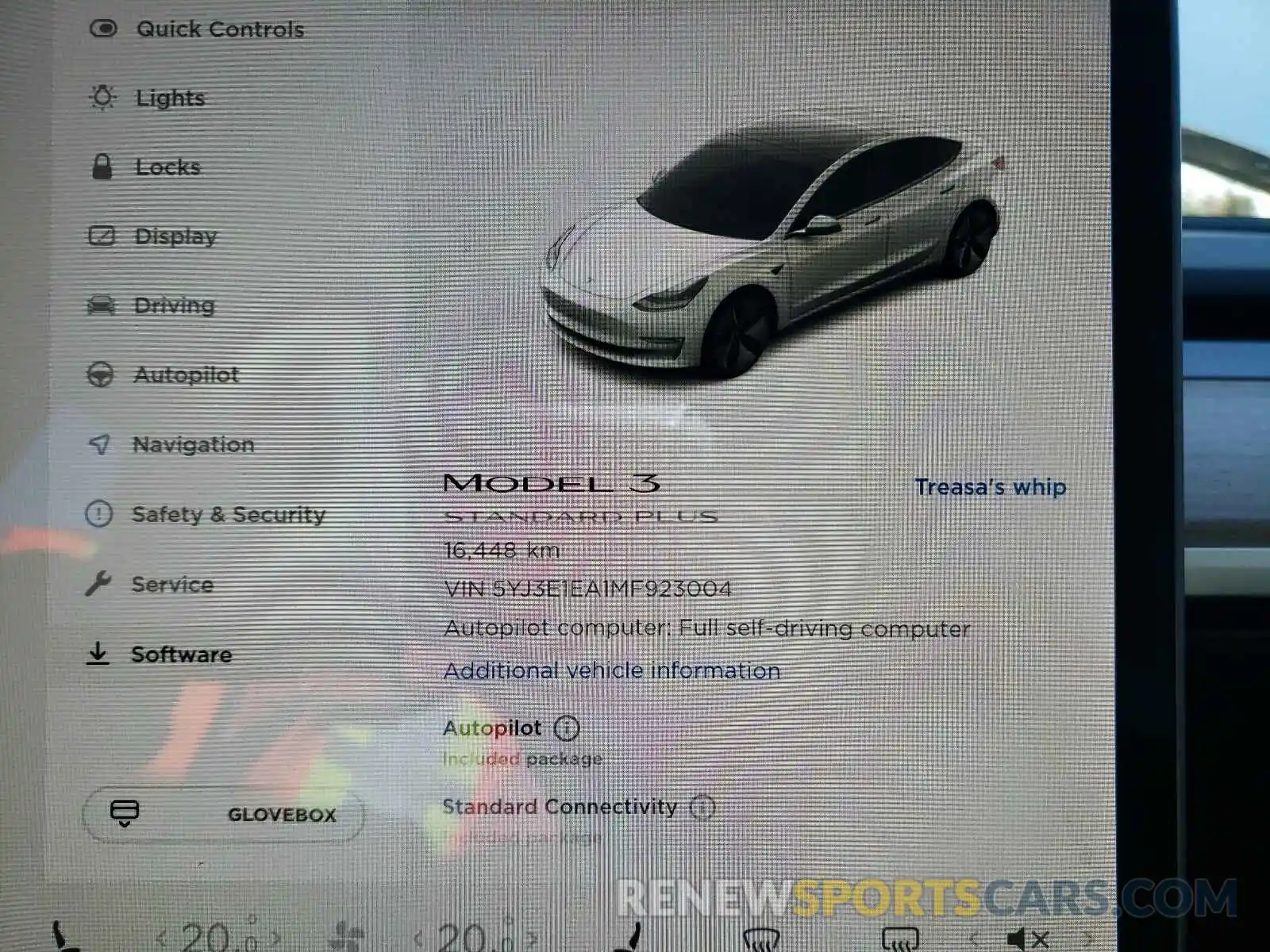 8 Фотография поврежденного автомобиля 5YJ3E1EA1MF923004 TESLA MODEL 3 2021