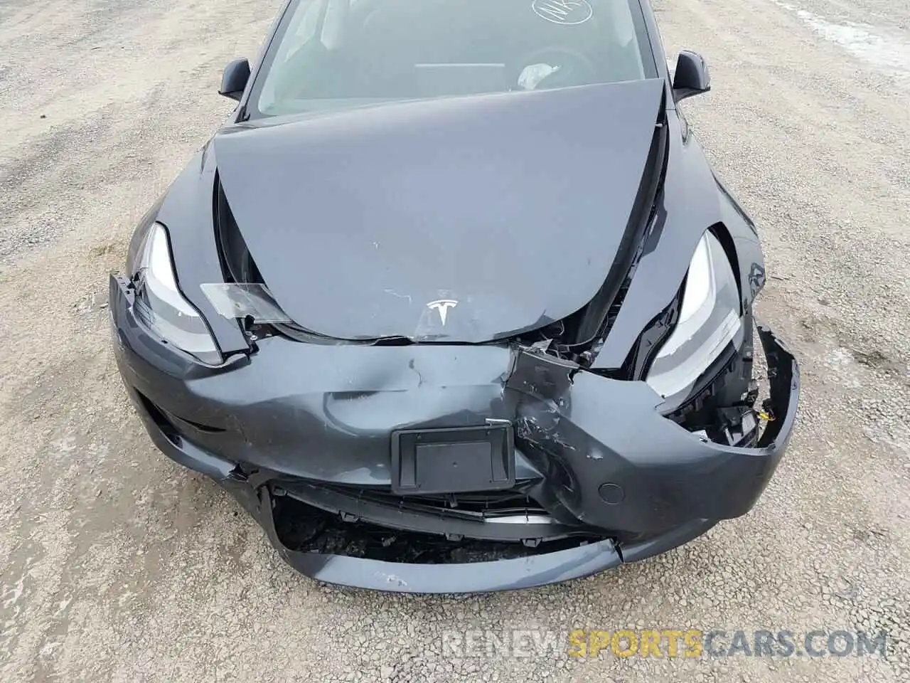 9 Photograph of a damaged car 5YJ3E1EA1MF962482 TESLA MODEL 3 2021