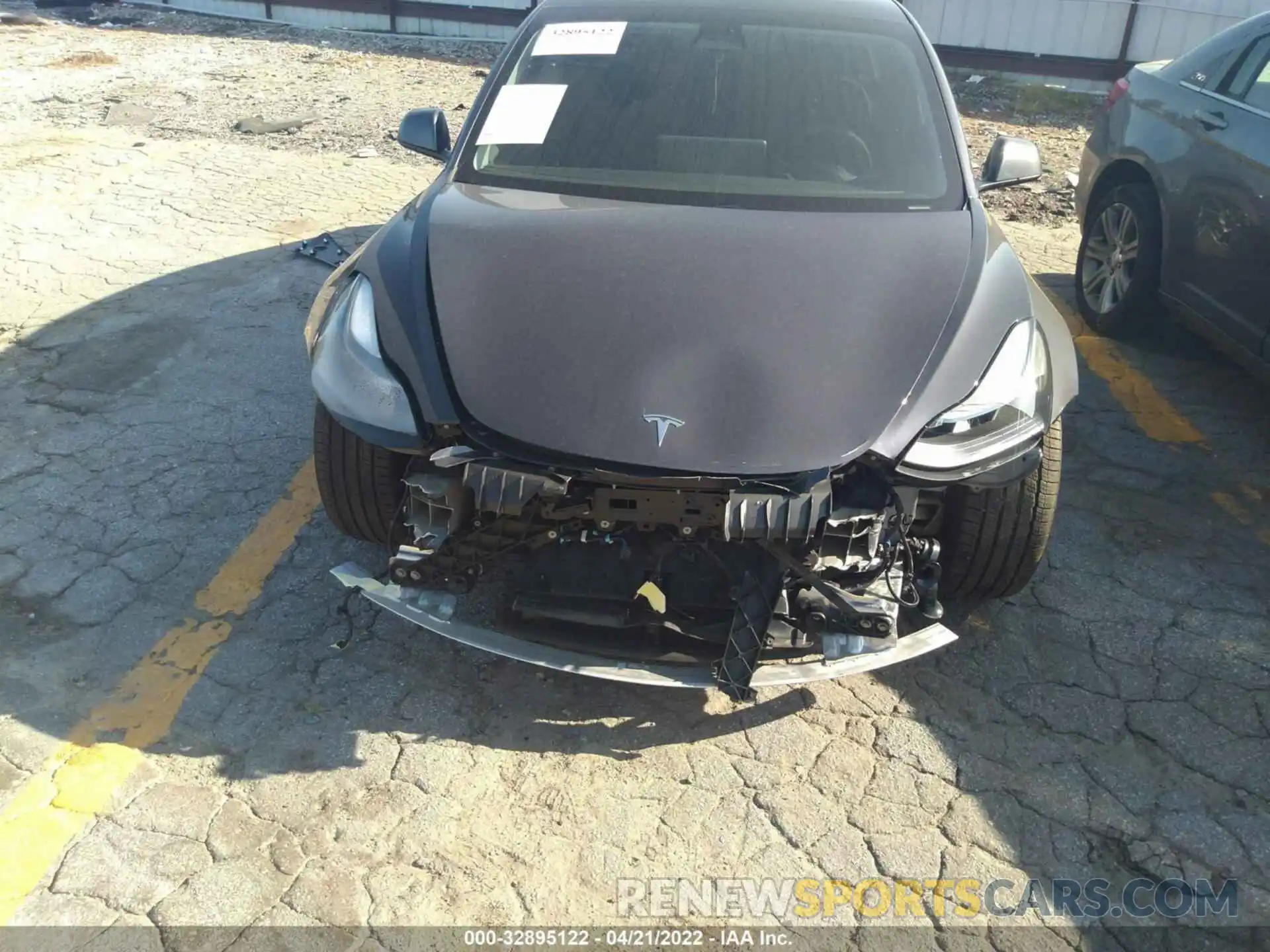 10 Photograph of a damaged car 5YJ3E1EA1MF963289 TESLA MODEL 3 2021