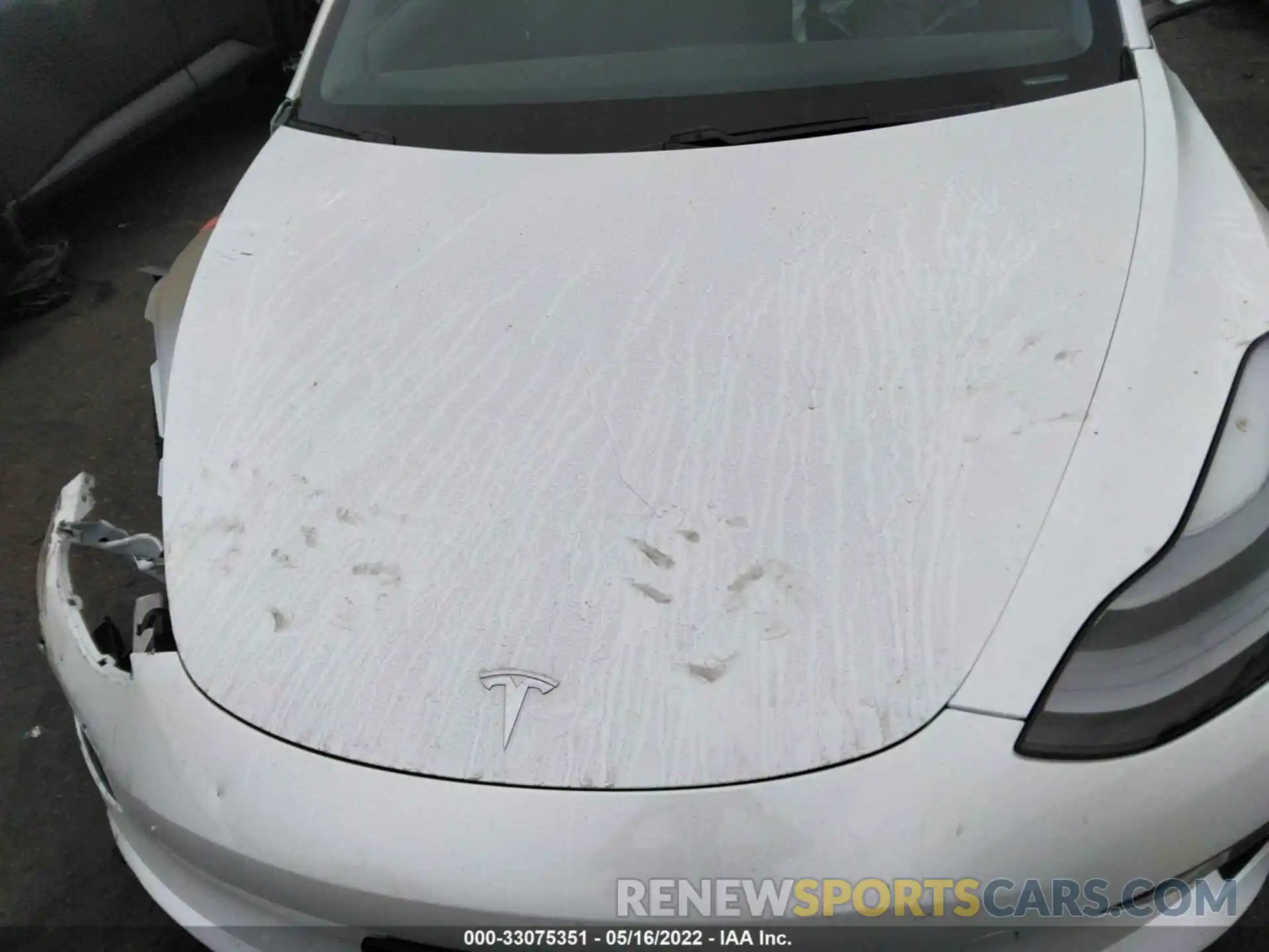 10 Photograph of a damaged car 5YJ3E1EA1MF976902 TESLA MODEL 3 2021