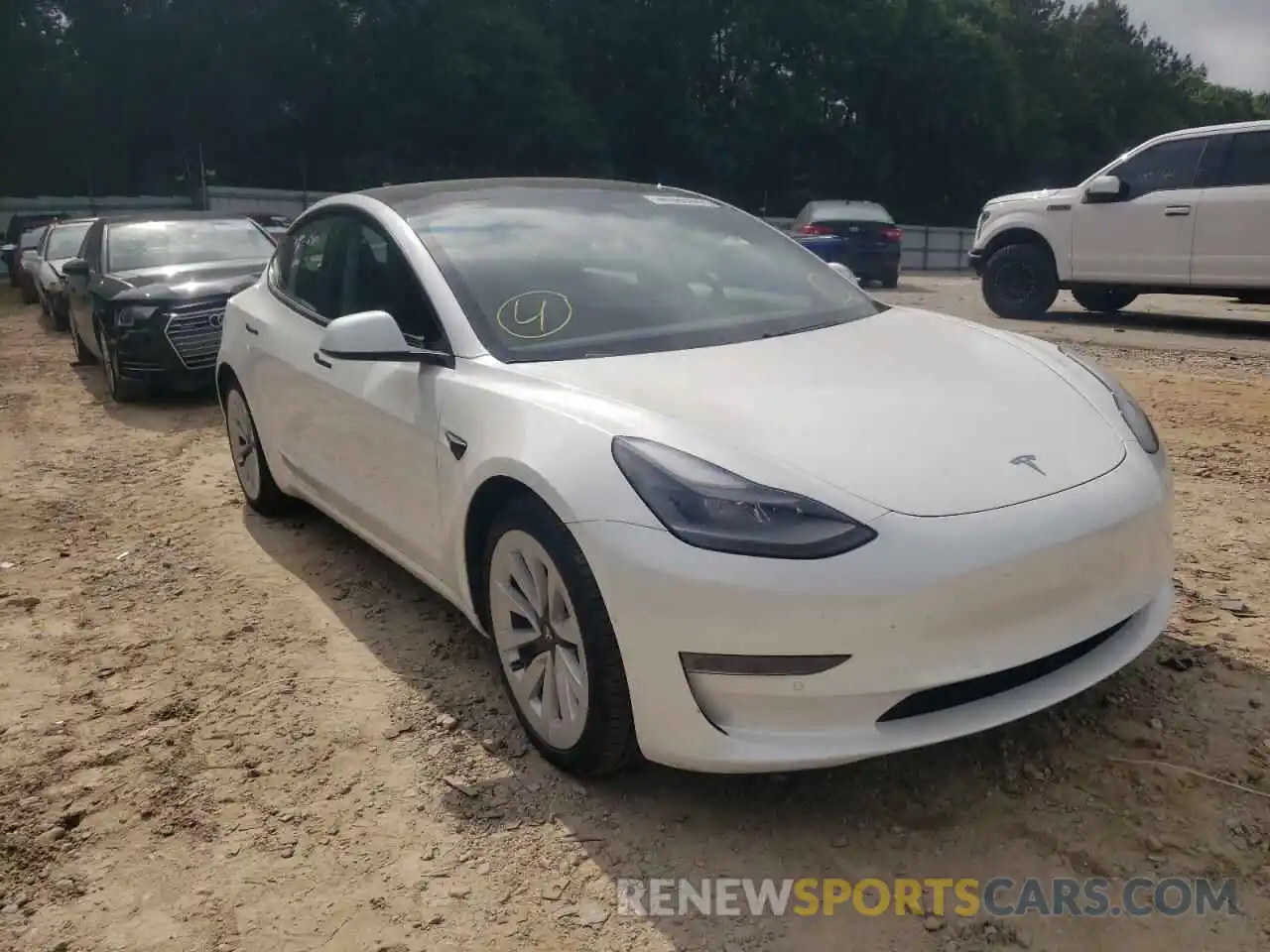 1 Фотография поврежденного автомобиля 5YJ3E1EA1MF990850 TESLA MODEL 3 2021