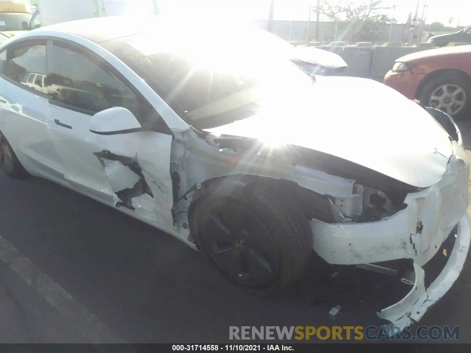 6 Photograph of a damaged car 5YJ3E1EA1MF996633 TESLA MODEL 3 2021