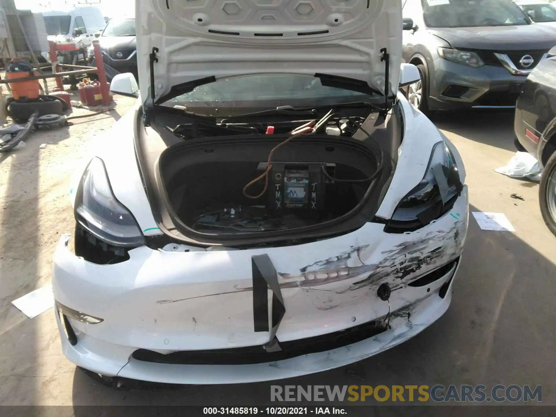 6 Photograph of a damaged car 5YJ3E1EA1MF998382 TESLA MODEL 3 2021