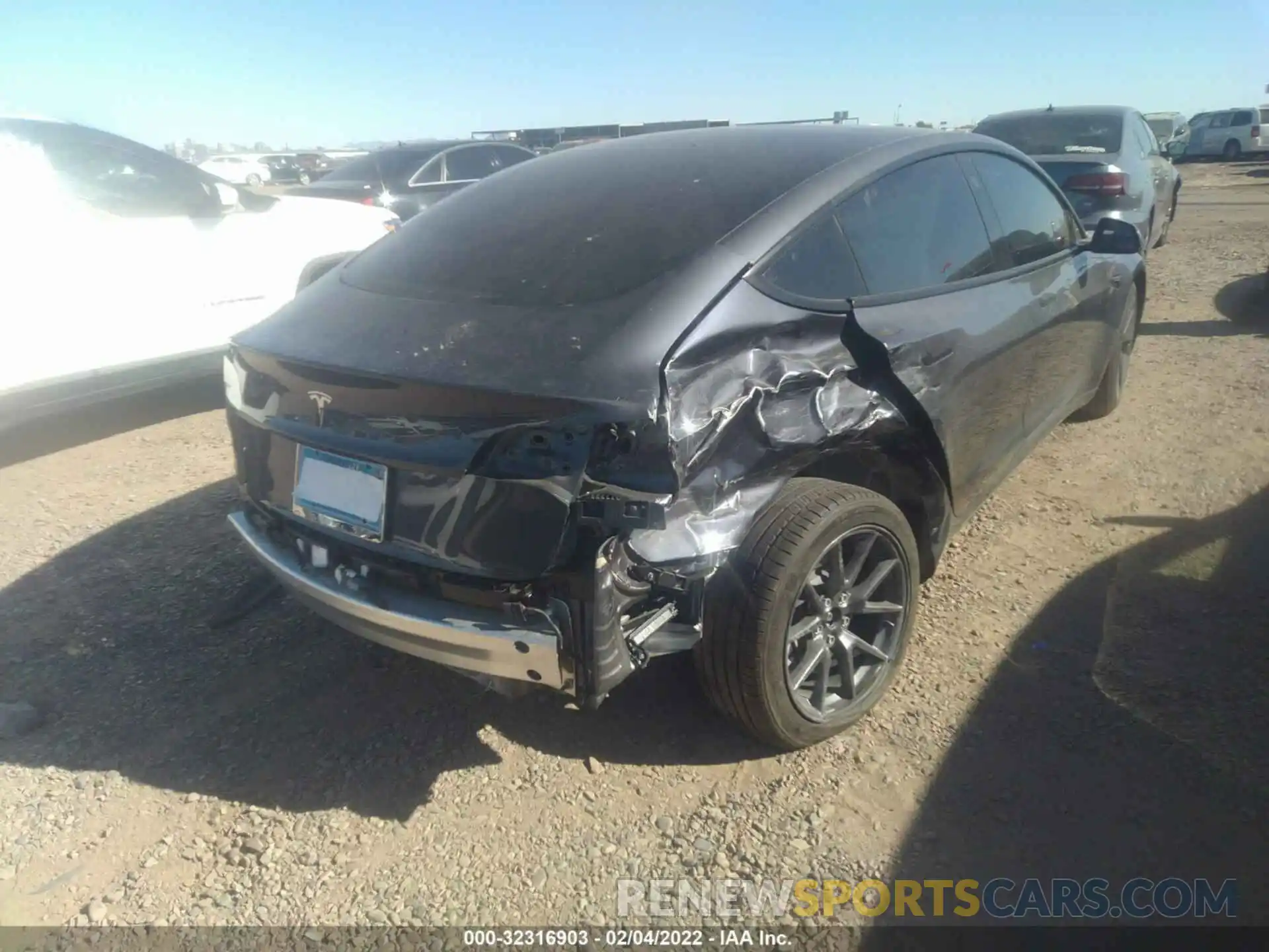 6 Photograph of a damaged car 5YJ3E1EA2MF001857 TESLA MODEL 3 2021