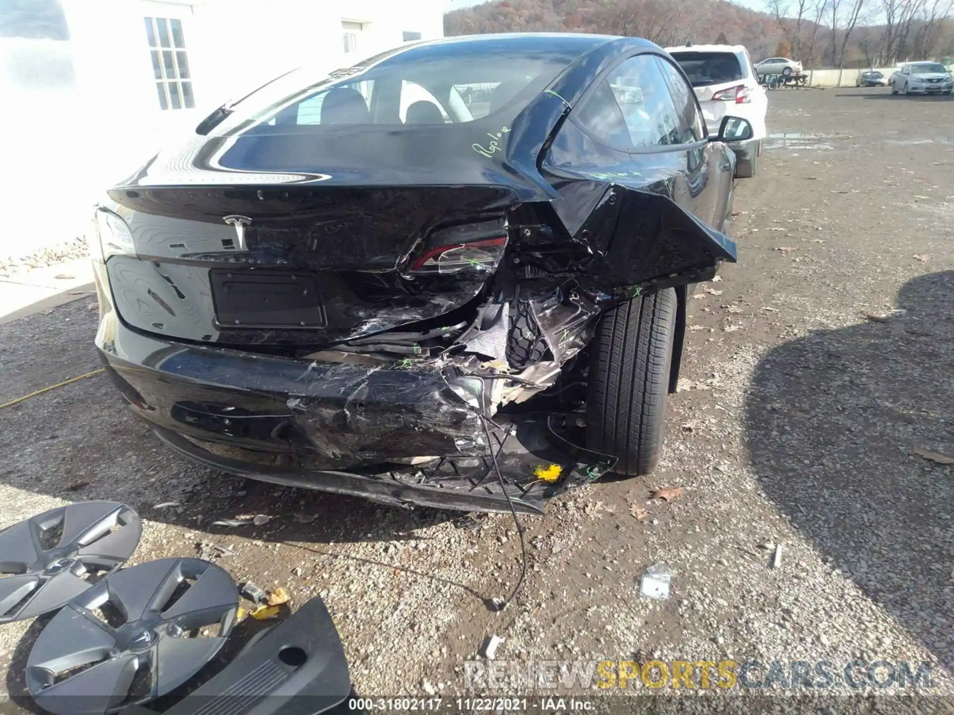 6 Фотография поврежденного автомобиля 5YJ3E1EA2MF013569 TESLA MODEL 3 2021