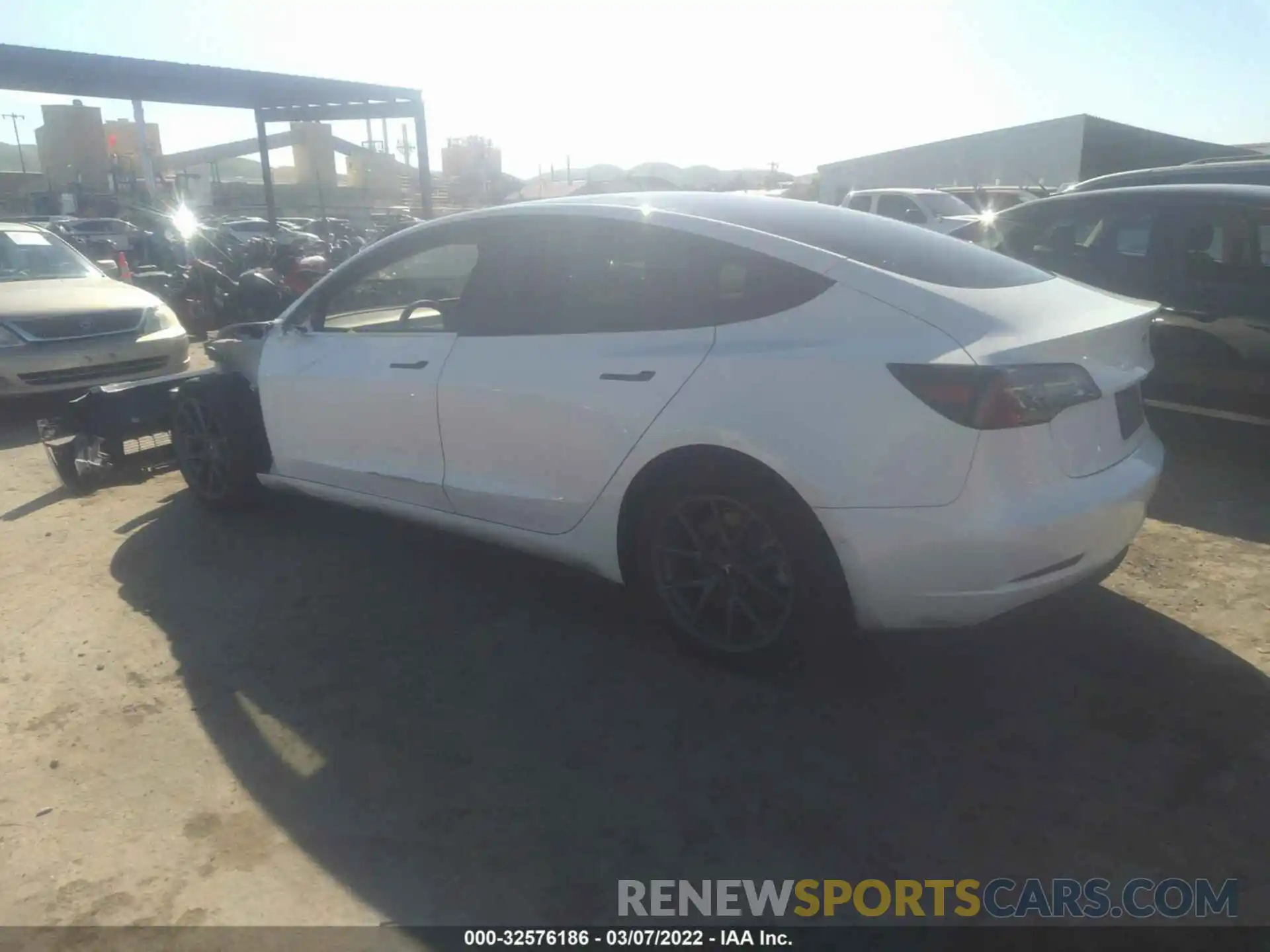 3 Photograph of a damaged car 5YJ3E1EA2MF051660 TESLA MODEL 3 2021