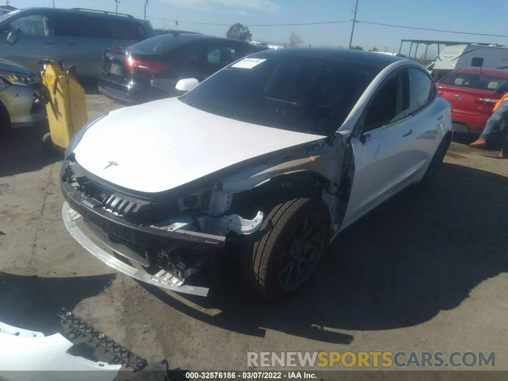 6 Photograph of a damaged car 5YJ3E1EA2MF051660 TESLA MODEL 3 2021