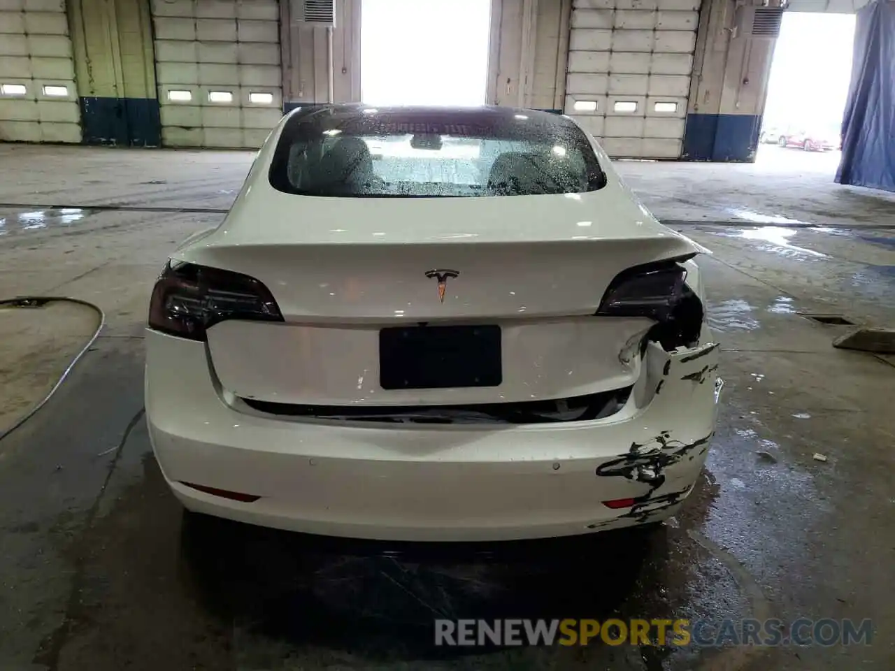 6 Photograph of a damaged car 5YJ3E1EA2MF058625 TESLA MODEL 3 2021