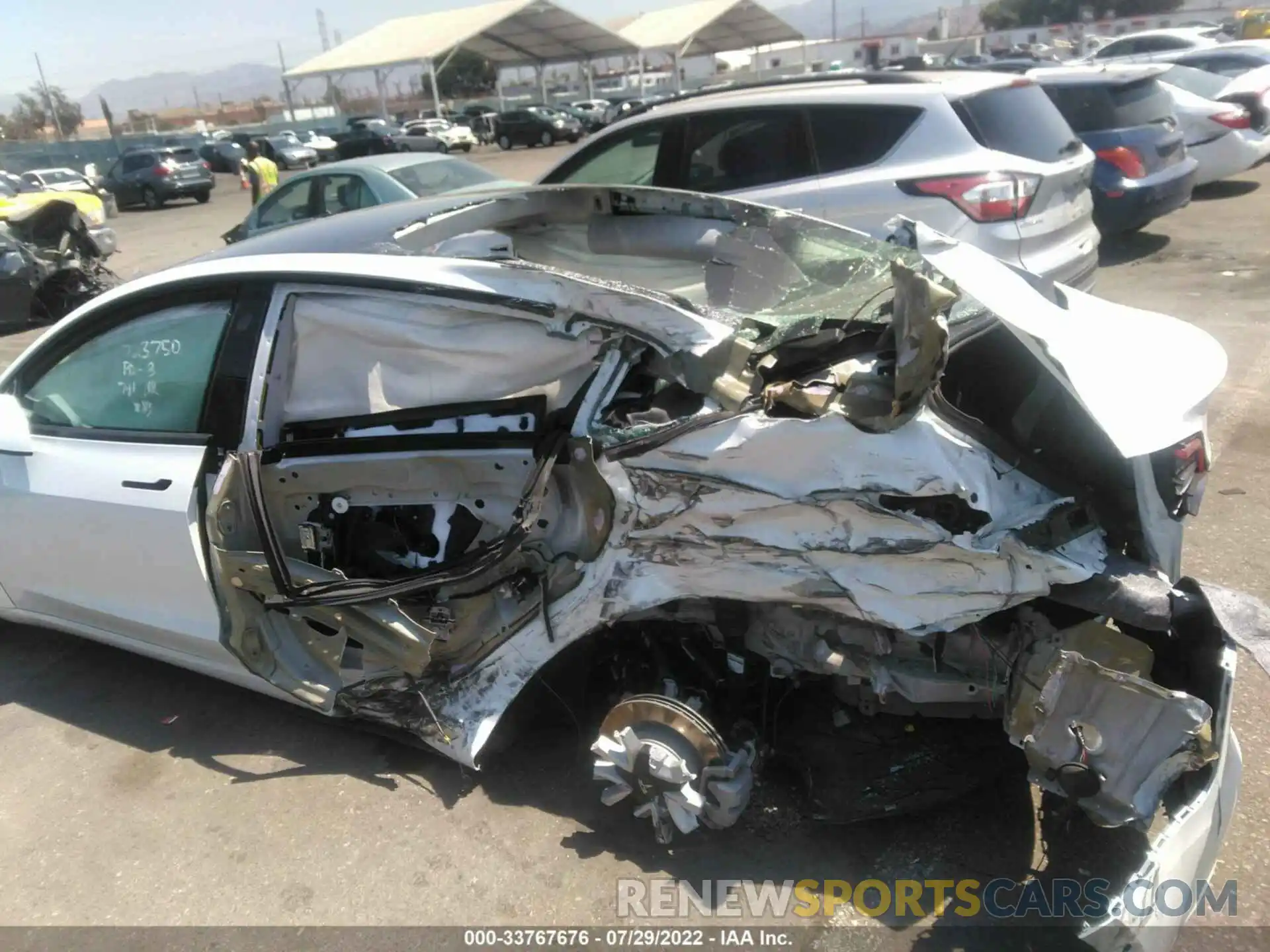 6 Photograph of a damaged car 5YJ3E1EA2MF065333 TESLA MODEL 3 2021