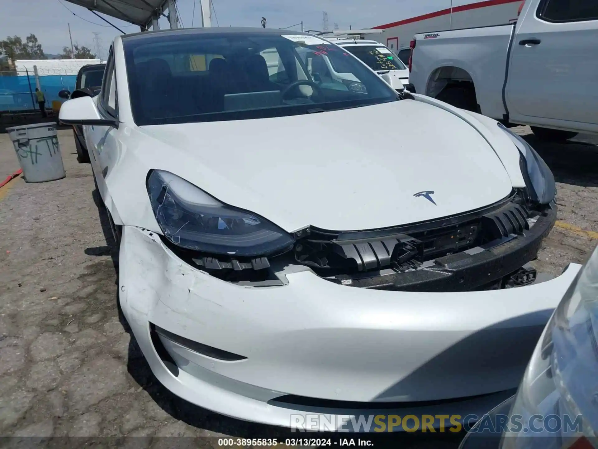 11 Photograph of a damaged car 5YJ3E1EA2MF076137 TESLA MODEL 3 2021