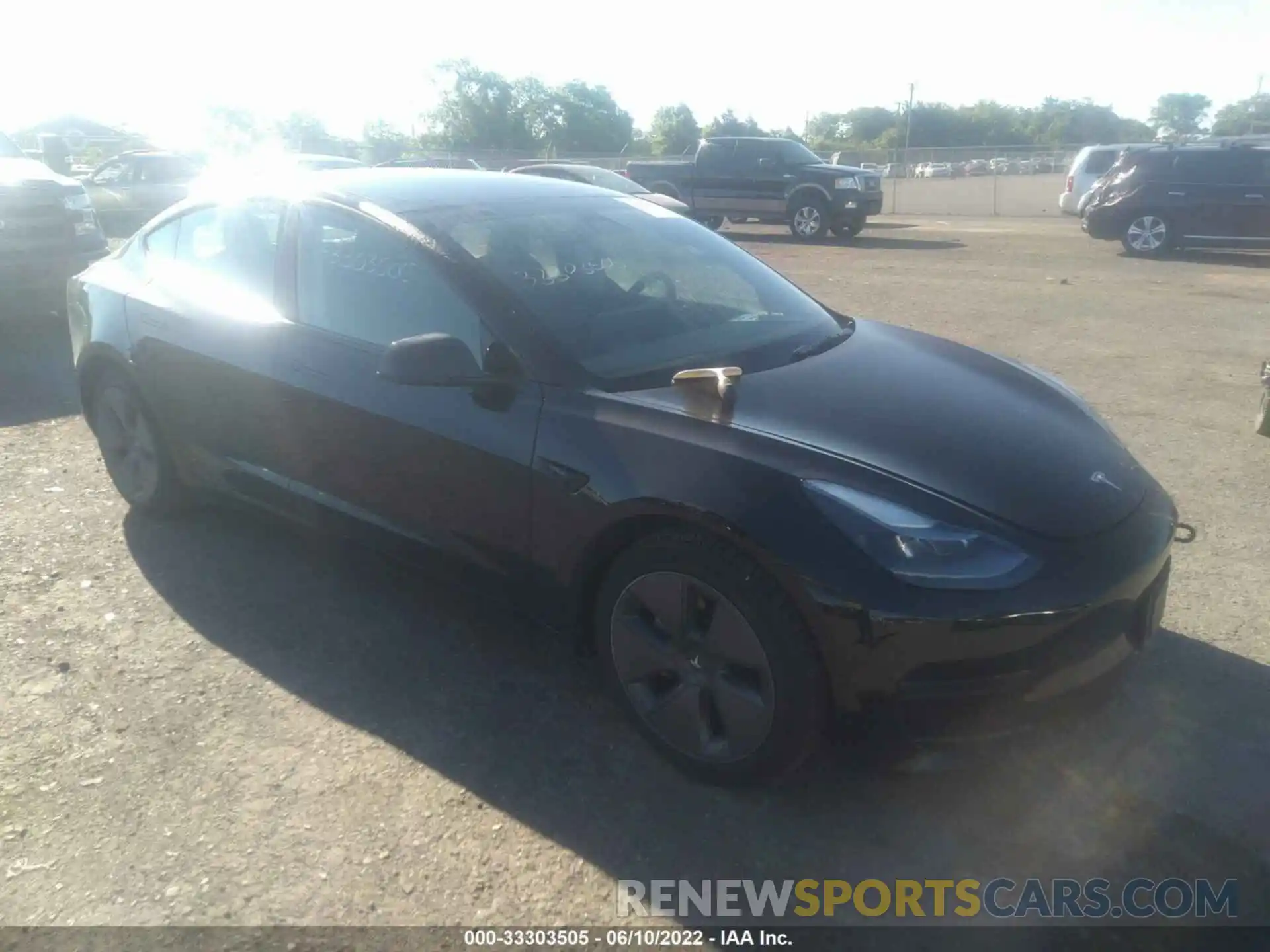 1 Photograph of a damaged car 5YJ3E1EA2MF087512 TESLA MODEL 3 2021