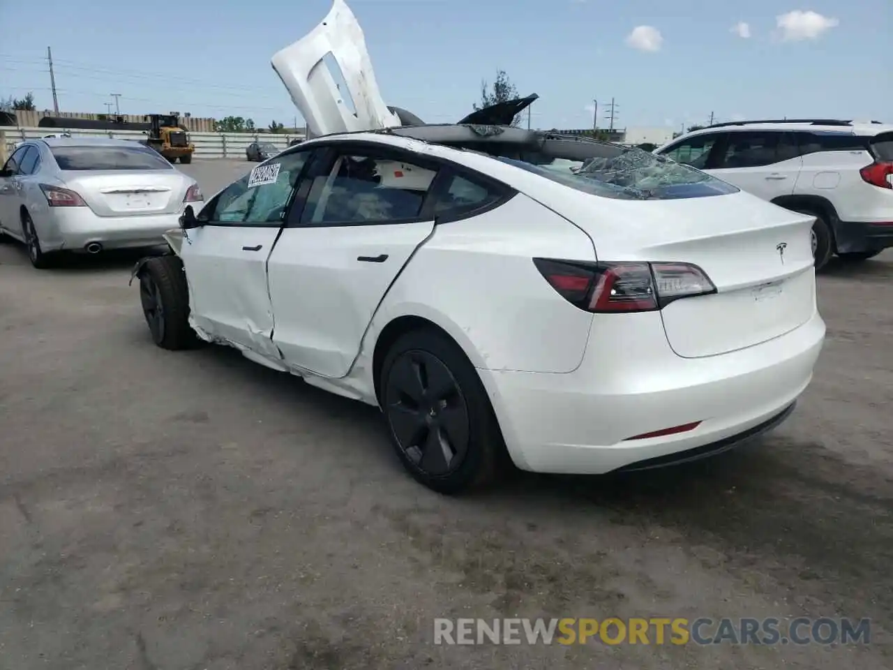 3 Фотография поврежденного автомобиля 5YJ3E1EA2MF090345 TESLA MODEL 3 2021