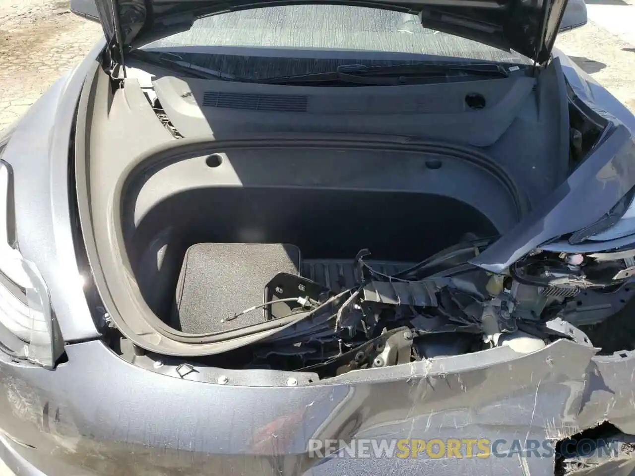 7 Photograph of a damaged car 5YJ3E1EA2MF091558 TESLA MODEL 3 2021