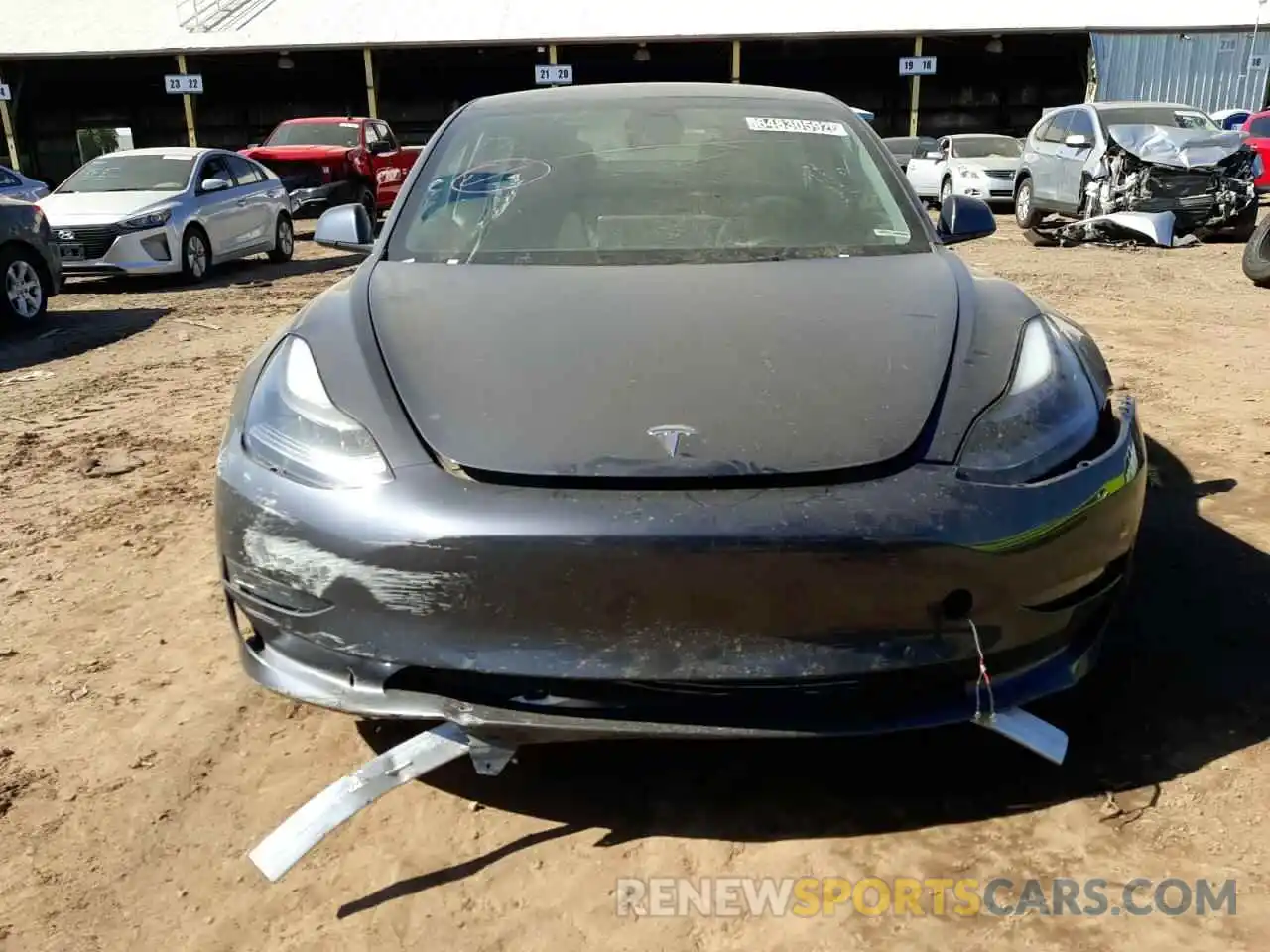 5 Photograph of a damaged car 5YJ3E1EA2MF092287 TESLA MODEL 3 2021