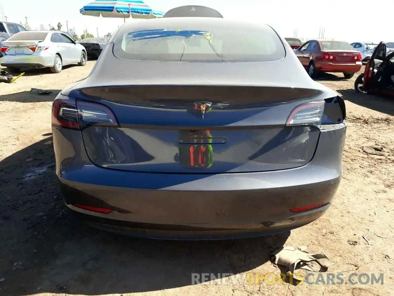 6 Photograph of a damaged car 5YJ3E1EA2MF092287 TESLA MODEL 3 2021