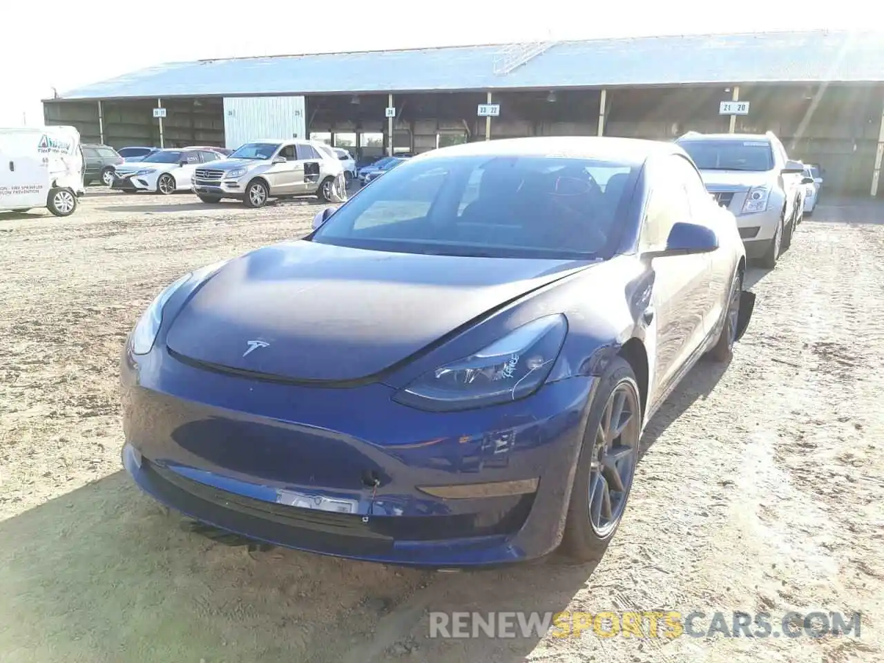 2 Фотография поврежденного автомобиля 5YJ3E1EA2MF092306 TESLA MODEL 3 2021