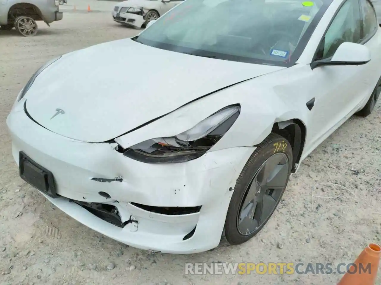 9 Photograph of a damaged car 5YJ3E1EA2MF094556 TESLA MODEL 3 2021