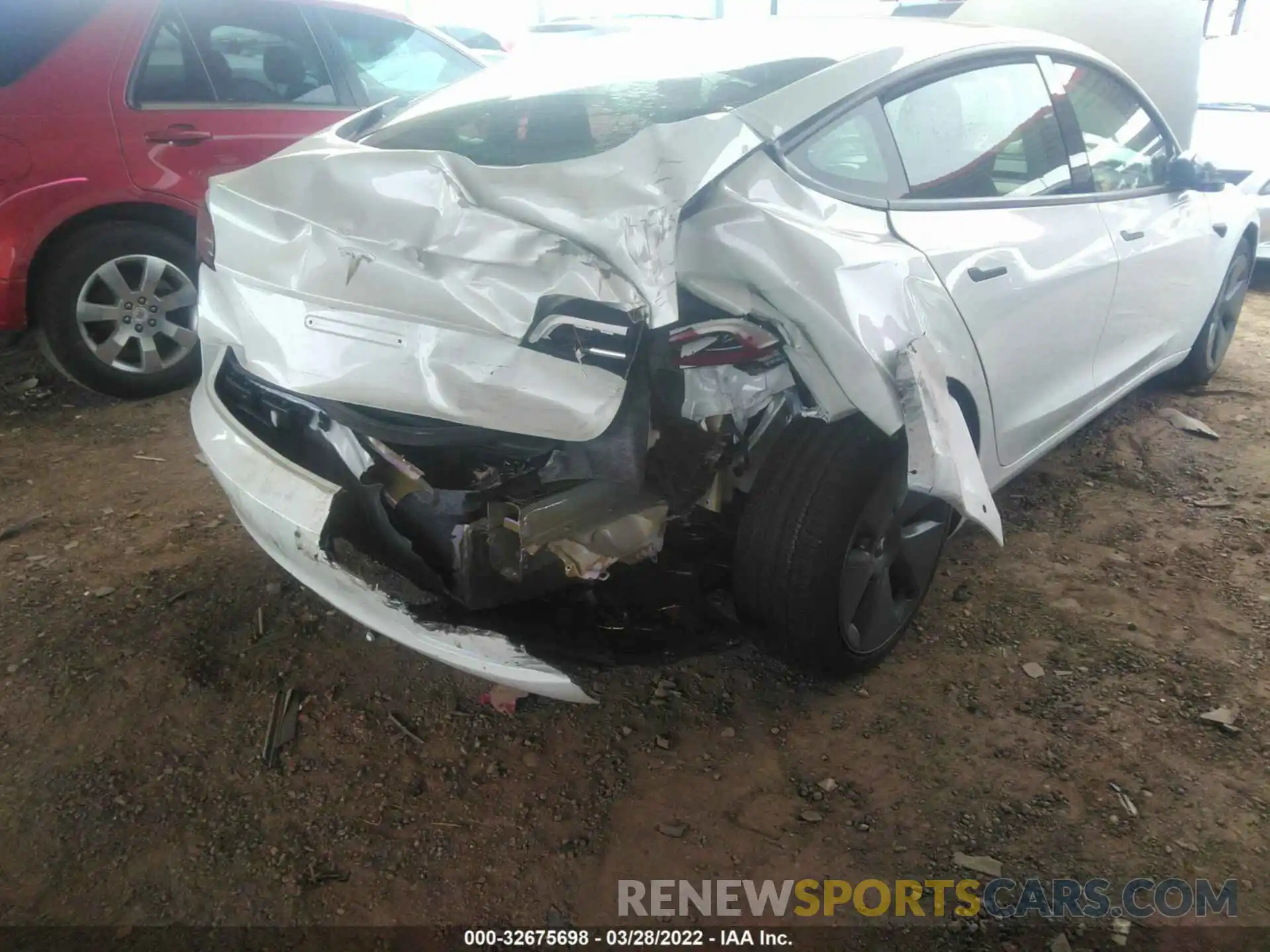 12 Photograph of a damaged car 5YJ3E1EA2MF094637 TESLA MODEL 3 2021