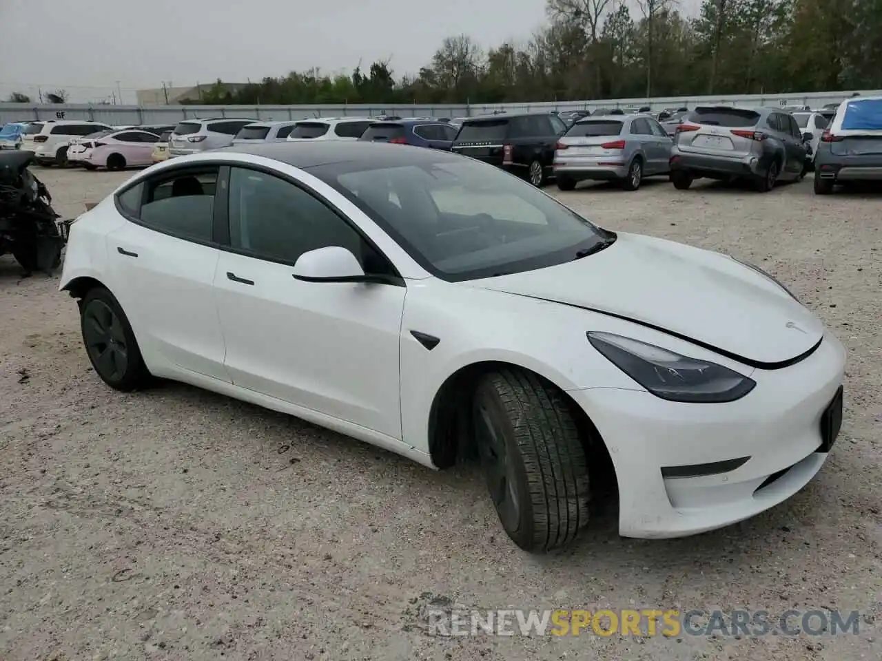 4 Фотография поврежденного автомобиля 5YJ3E1EA2MF095139 TESLA MODEL 3 2021