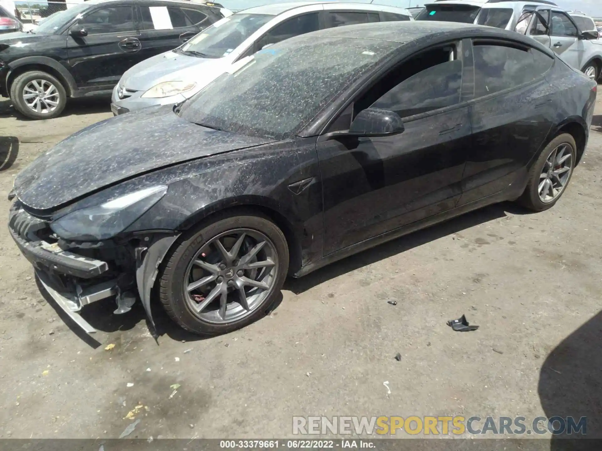 2 Фотография поврежденного автомобиля 5YJ3E1EA2MF099479 TESLA MODEL 3 2021