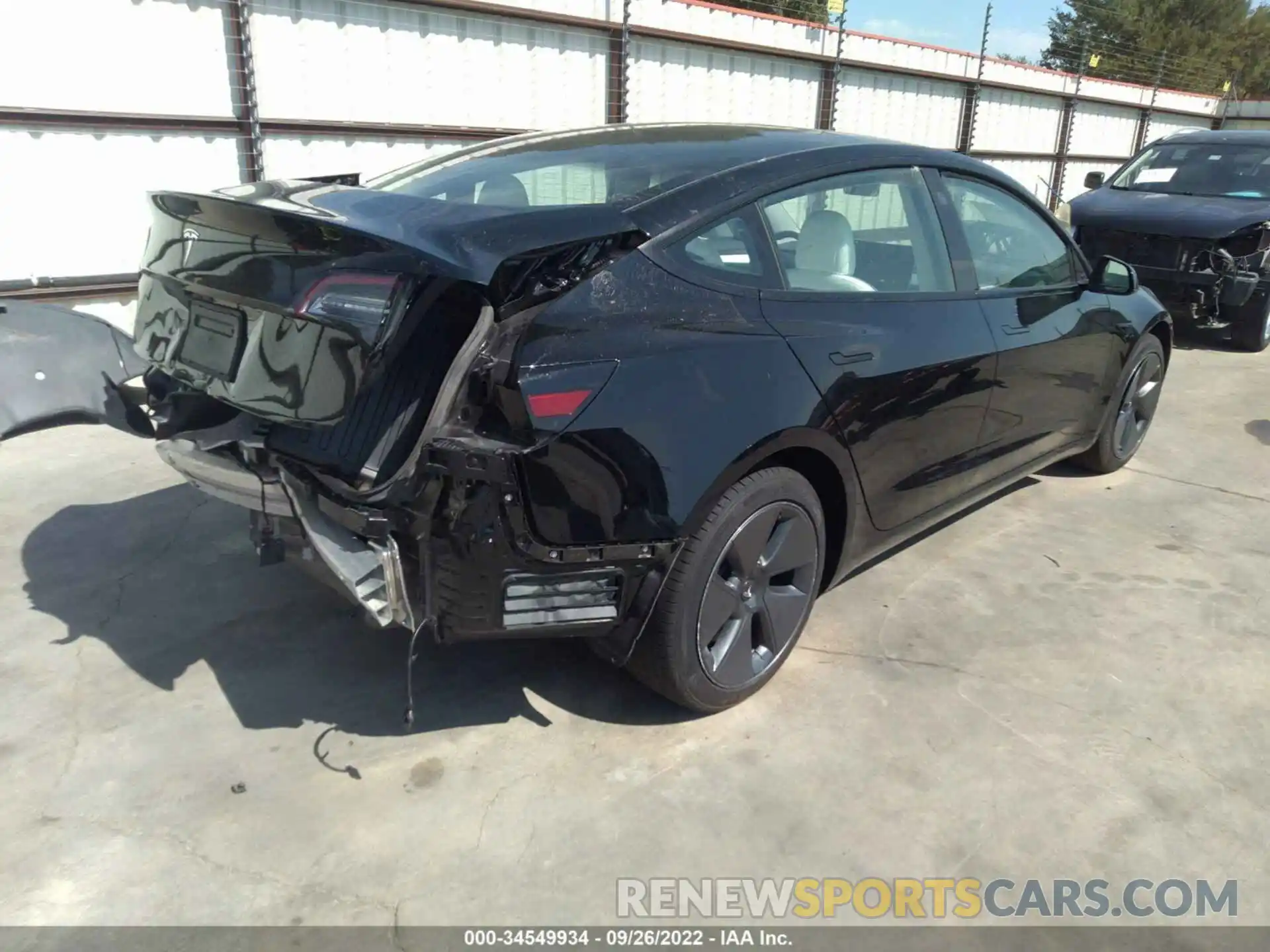 4 Photograph of a damaged car 5YJ3E1EA2MF143755 TESLA MODEL 3 2021