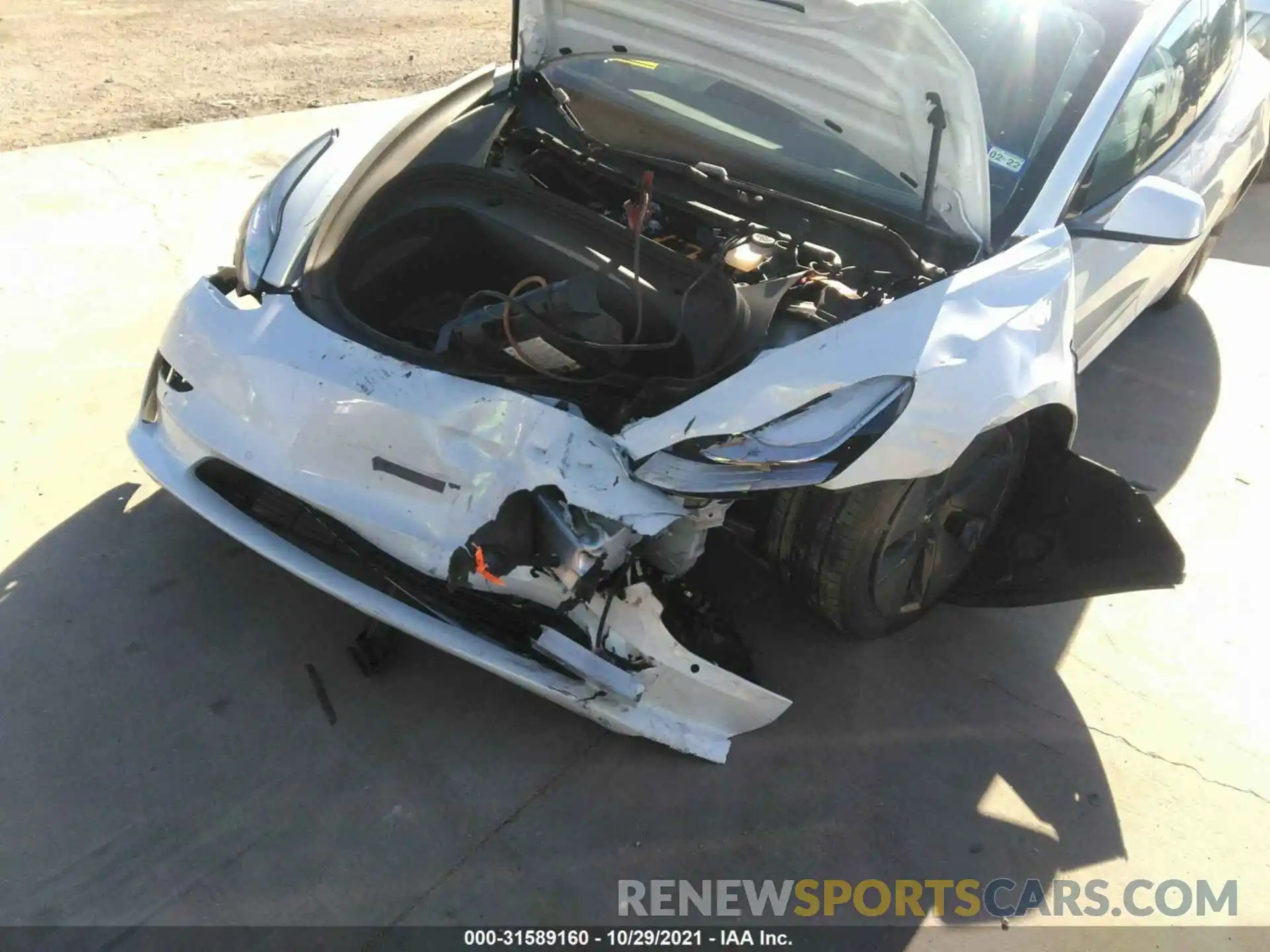 6 Photograph of a damaged car 5YJ3E1EA2MF854985 TESLA MODEL 3 2021