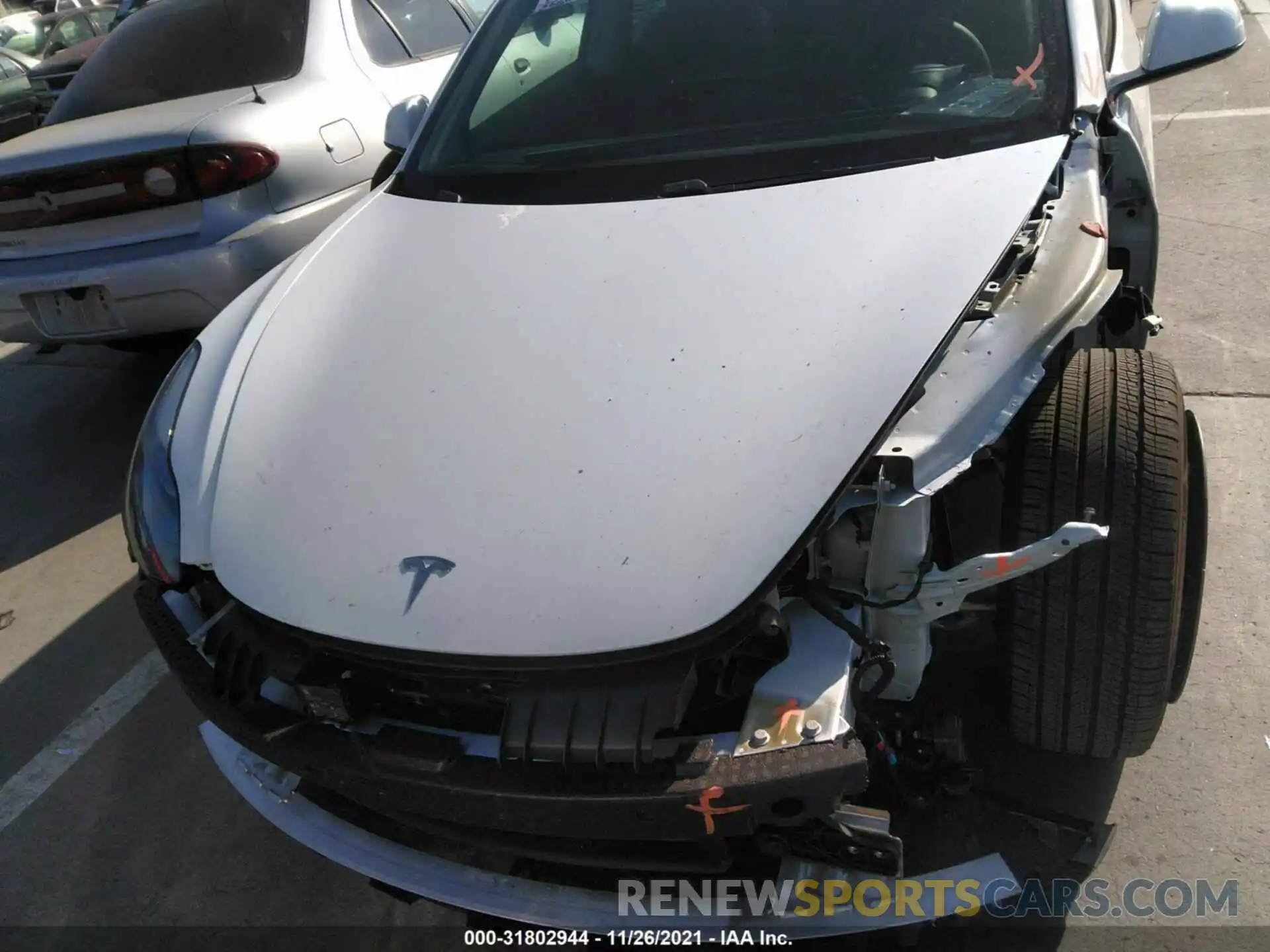 10 Photograph of a damaged car 5YJ3E1EA2MF874508 TESLA MODEL 3 2021