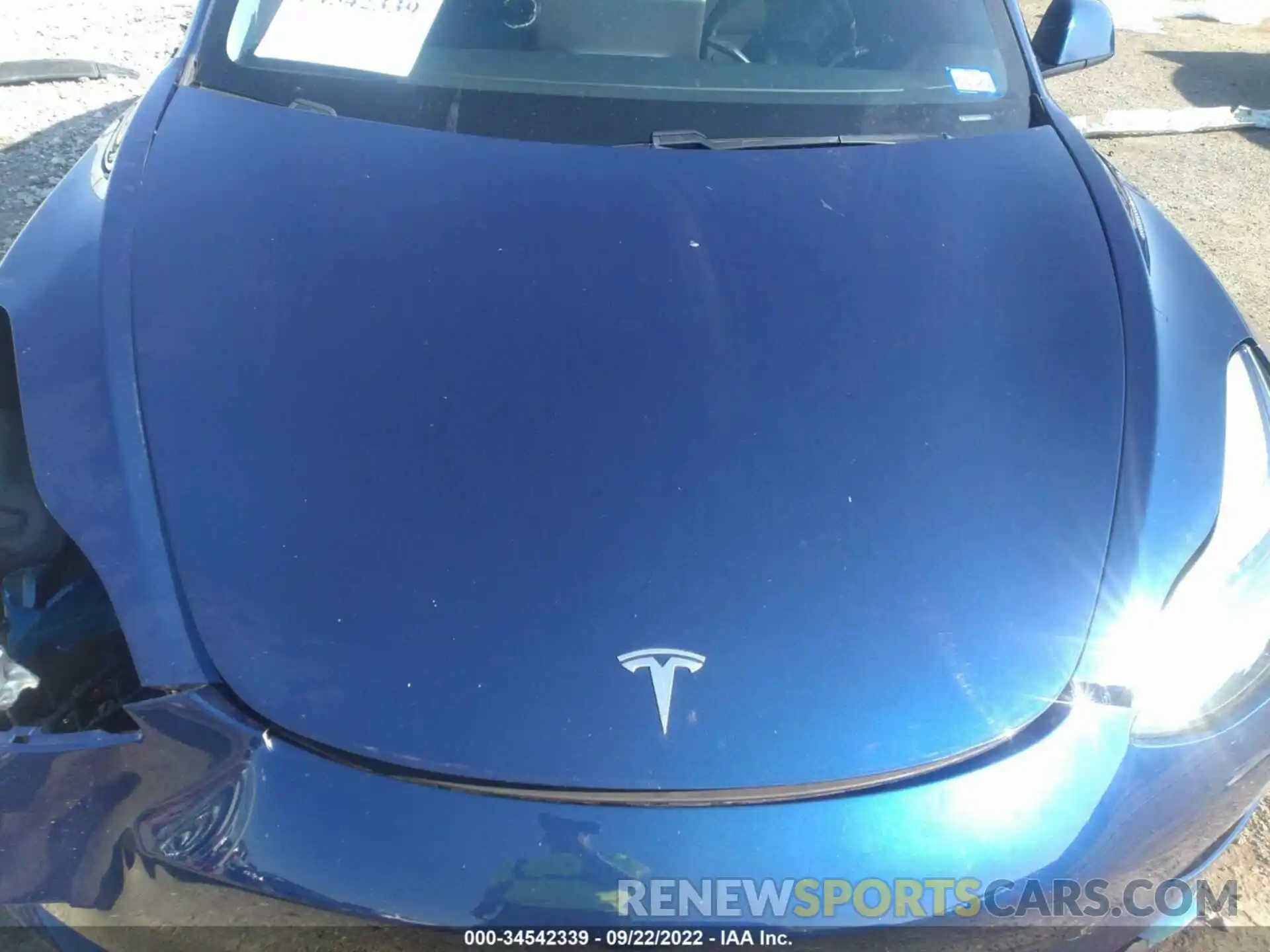 10 Photograph of a damaged car 5YJ3E1EA2MF907507 TESLA MODEL 3 2021