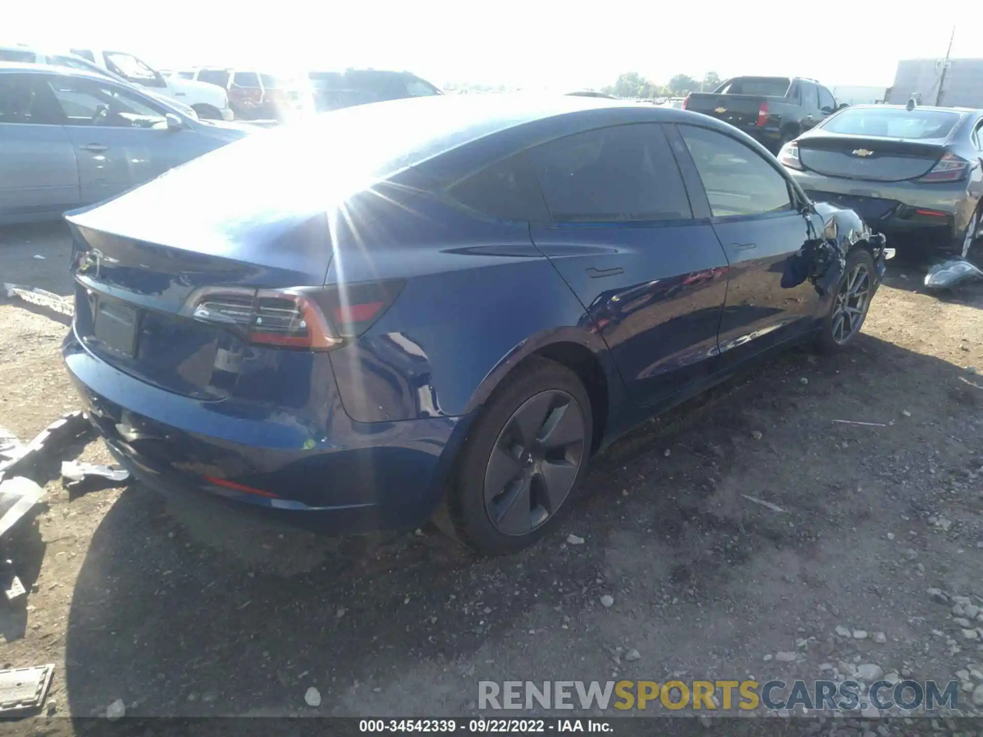 4 Photograph of a damaged car 5YJ3E1EA2MF907507 TESLA MODEL 3 2021