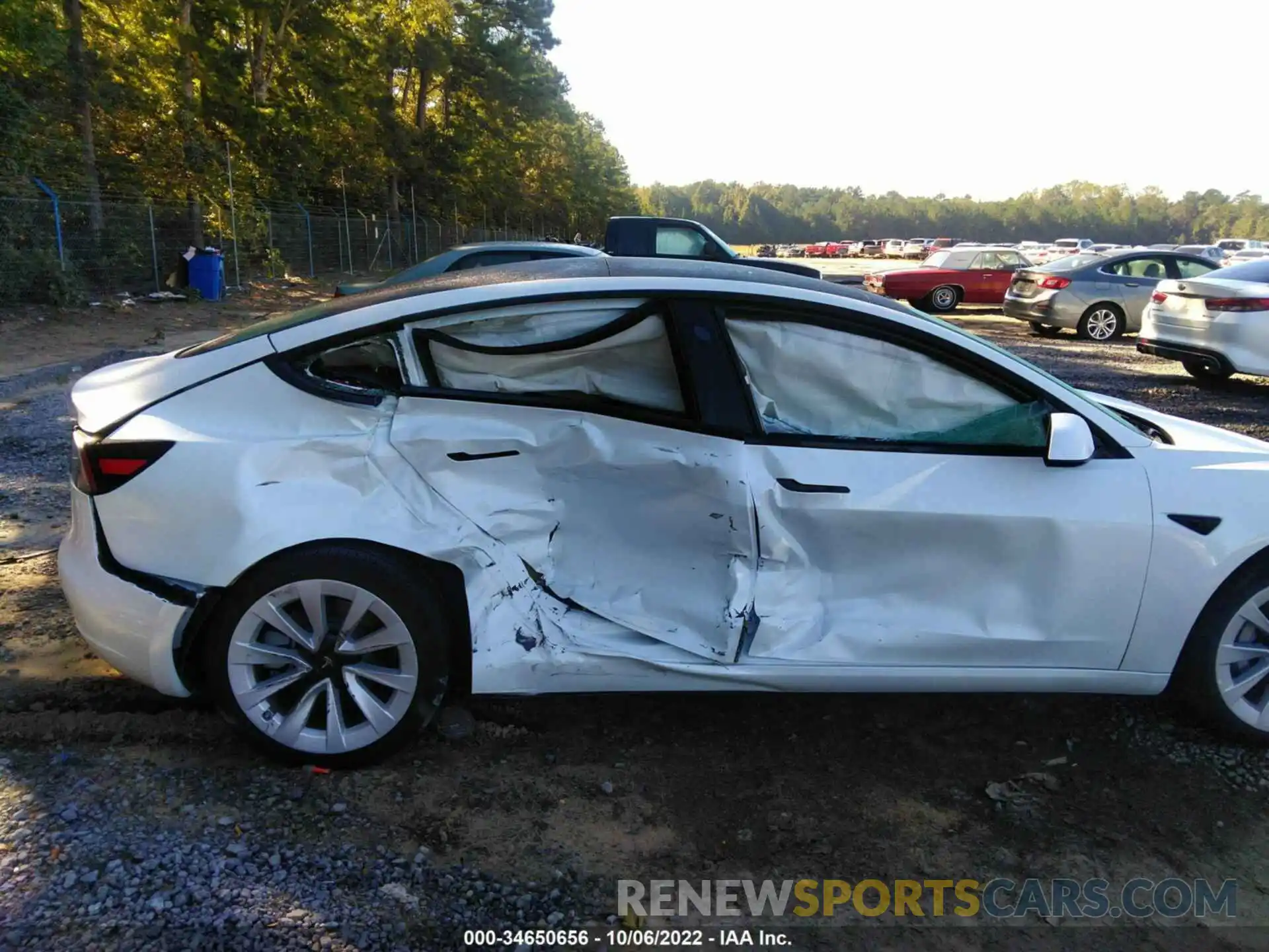 6 Photograph of a damaged car 5YJ3E1EA2MF908317 TESLA MODEL 3 2021