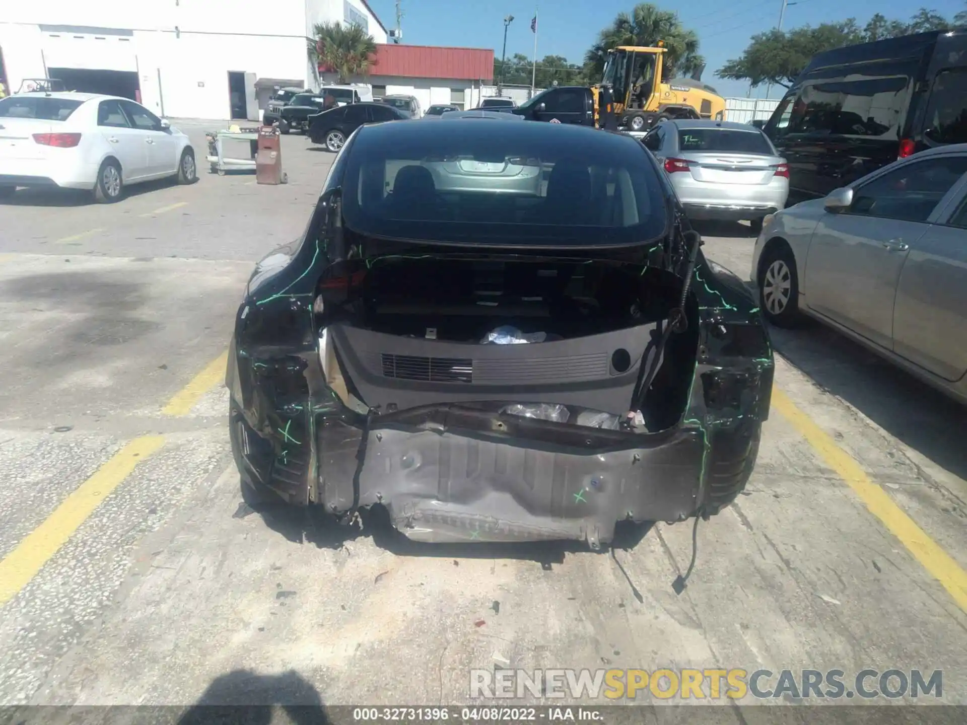 6 Photograph of a damaged car 5YJ3E1EA2MF911332 TESLA MODEL 3 2021