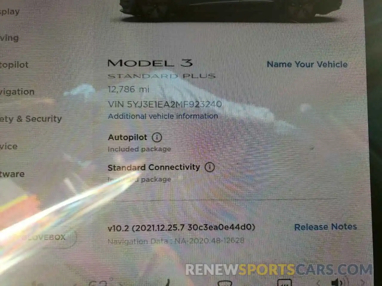 8 Photograph of a damaged car 5YJ3E1EA2MF923240 TESLA MODEL 3 2021