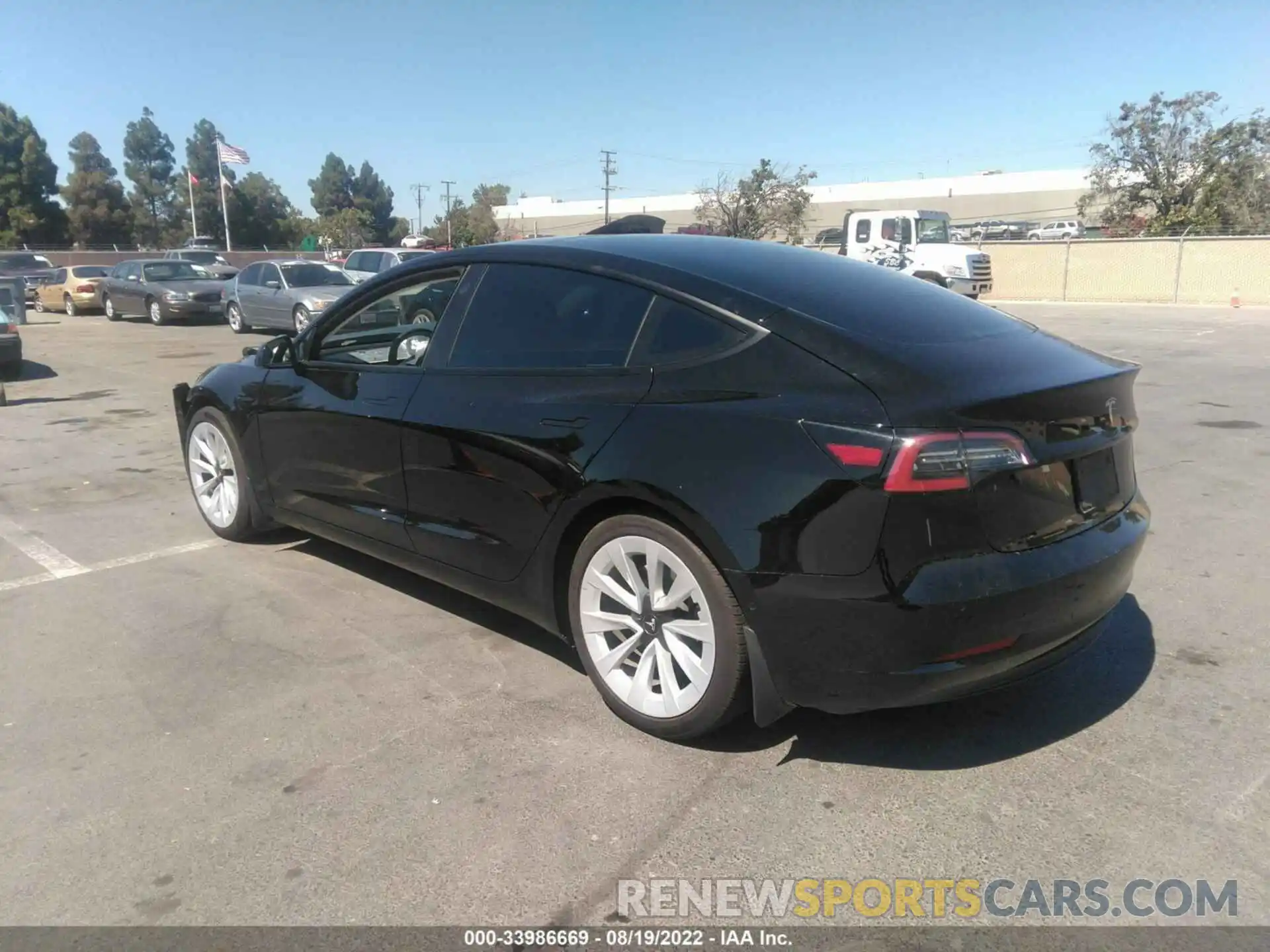 3 Photograph of a damaged car 5YJ3E1EA2MF936439 TESLA MODEL 3 2021