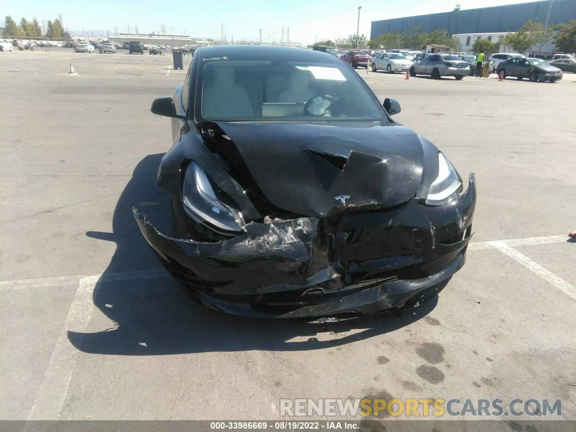 6 Photograph of a damaged car 5YJ3E1EA2MF936439 TESLA MODEL 3 2021