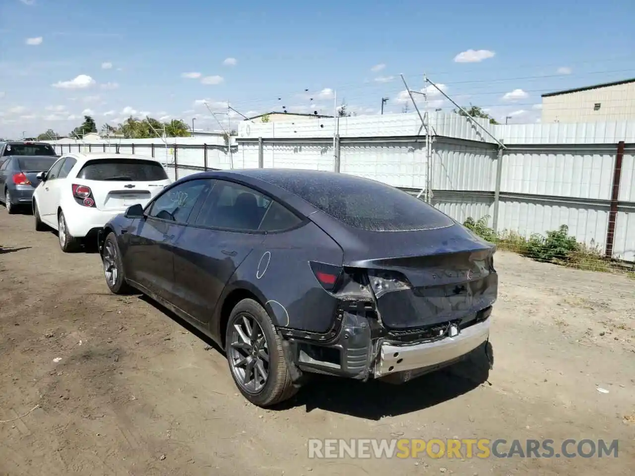 3 Фотография поврежденного автомобиля 5YJ3E1EA2MF939311 TESLA MODEL 3 2021