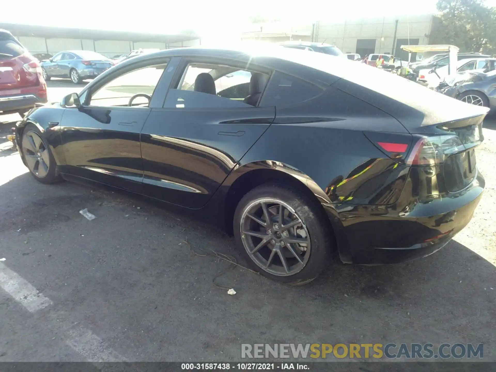 3 Photograph of a damaged car 5YJ3E1EA2MF942645 TESLA MODEL 3 2021