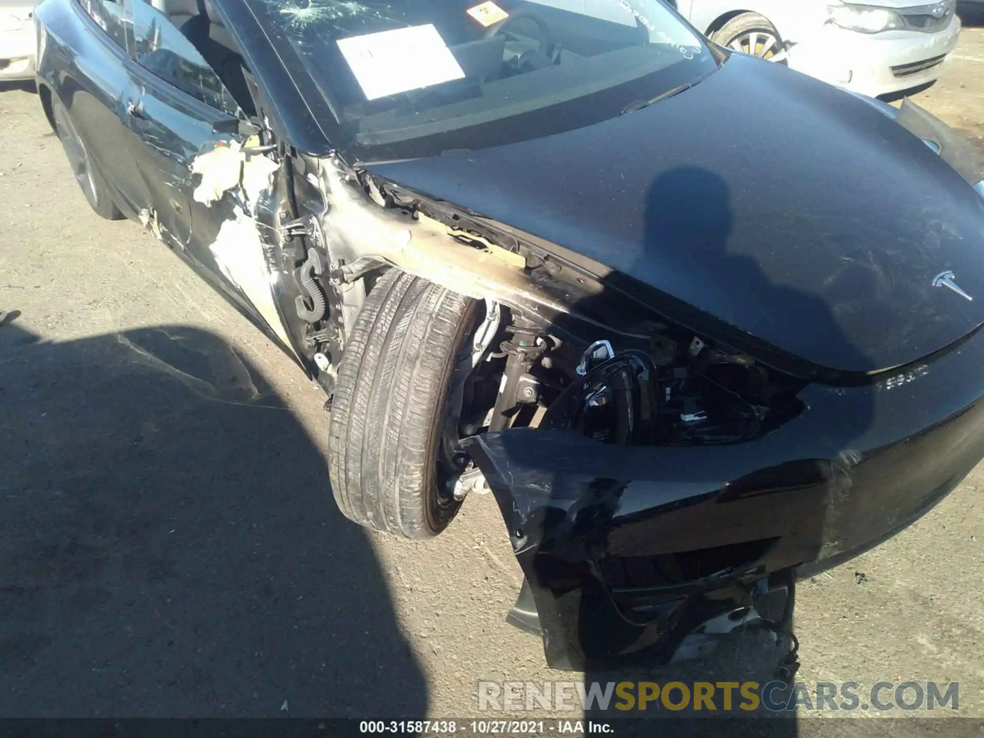 6 Photograph of a damaged car 5YJ3E1EA2MF942645 TESLA MODEL 3 2021