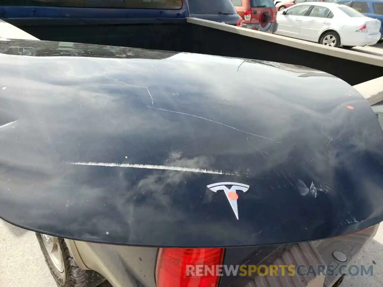 9 Photograph of a damaged car 5YJ3E1EA2MF973121 TESLA MODEL 3 2021