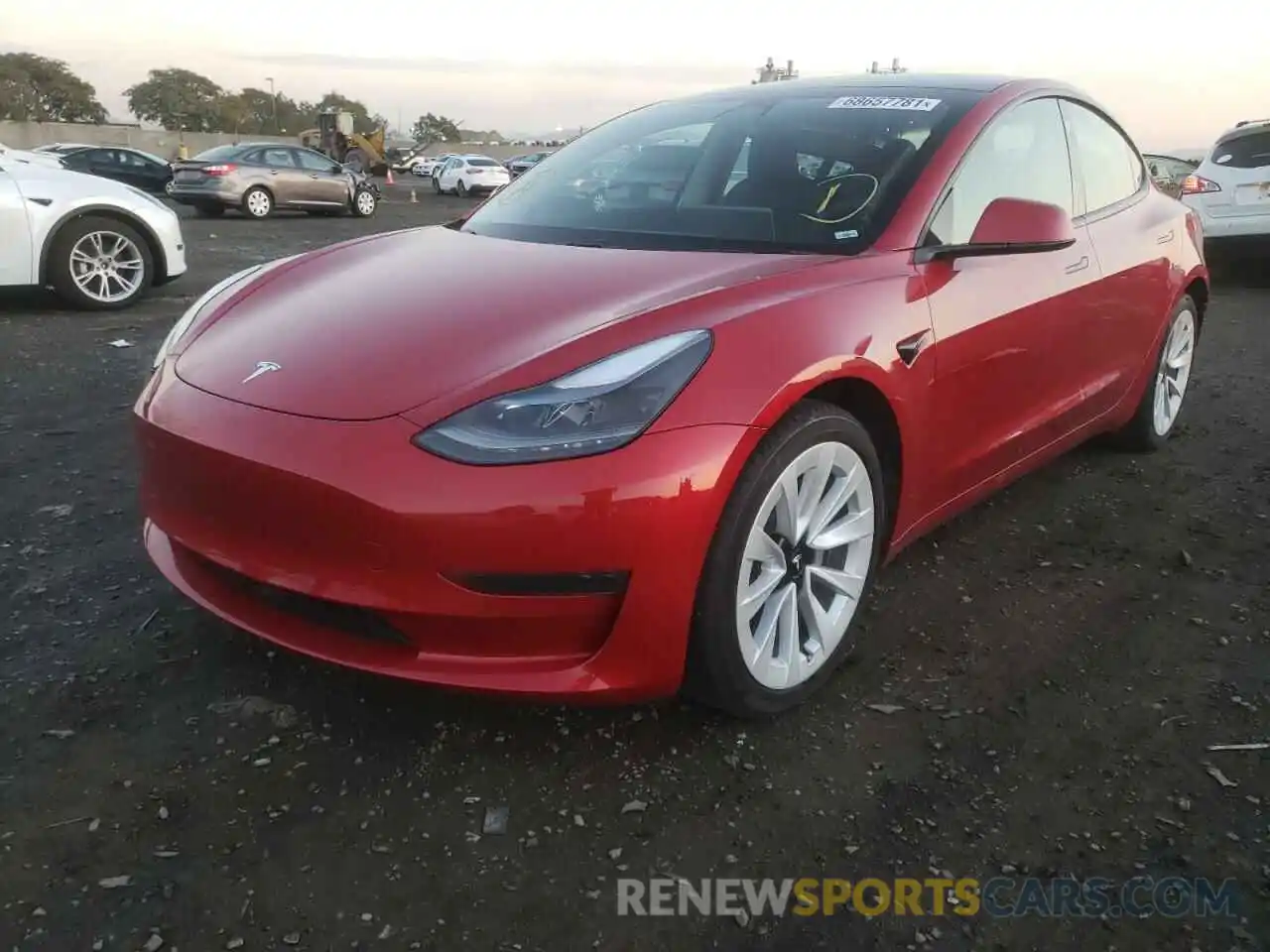 2 Фотография поврежденного автомобиля 5YJ3E1EA2MF982644 TESLA MODEL 3 2021