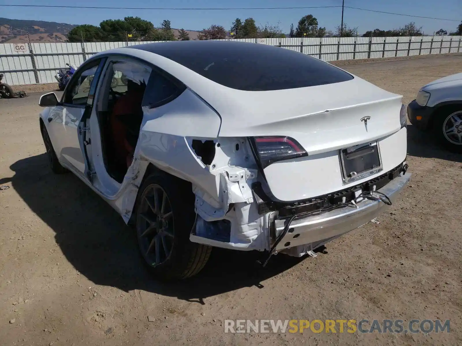 9 Photograph of a damaged car 5YJ3E1EA2MF986449 TESLA MODEL 3 2021