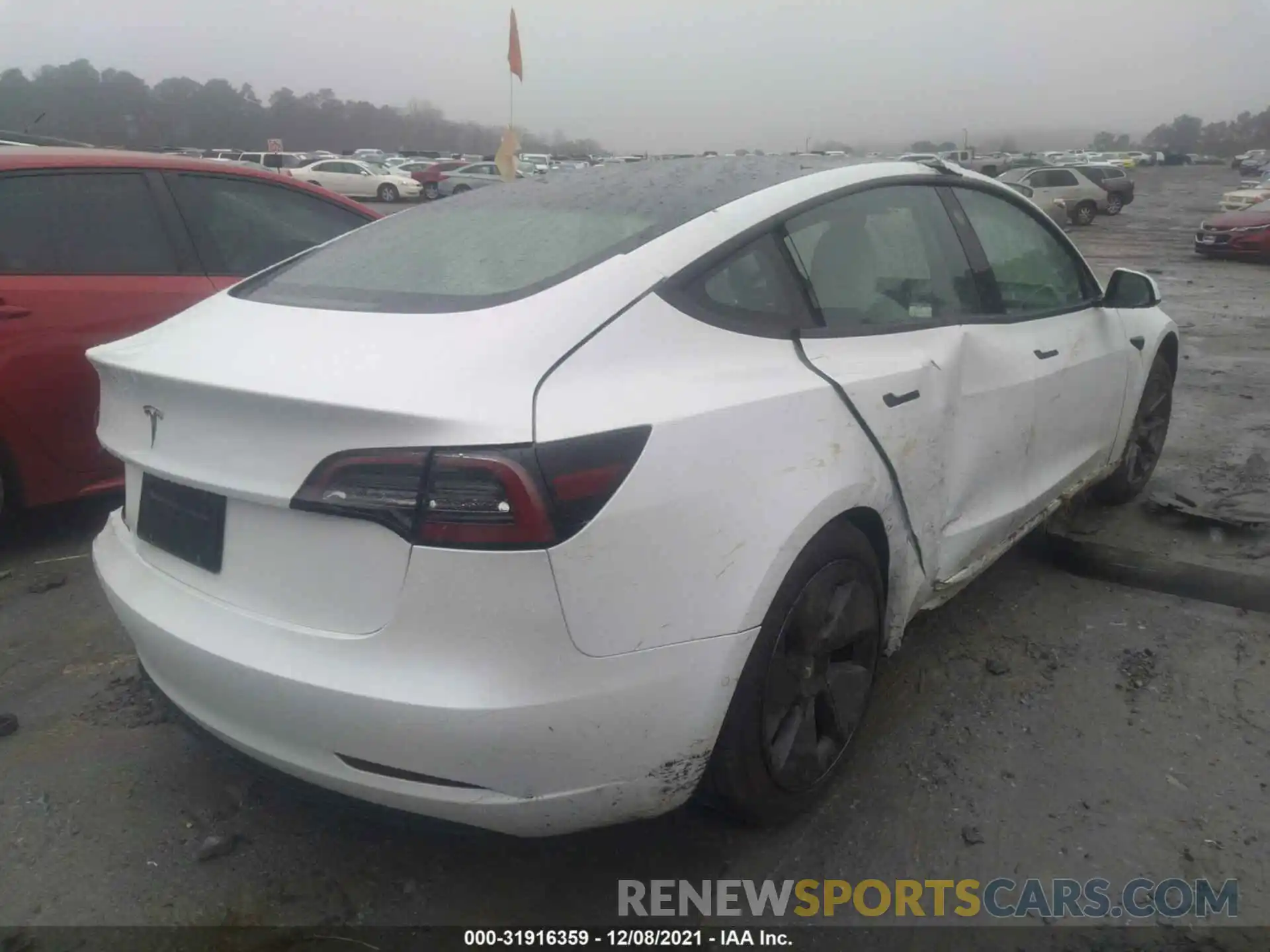 4 Photograph of a damaged car 5YJ3E1EA2MF987603 TESLA MODEL 3 2021