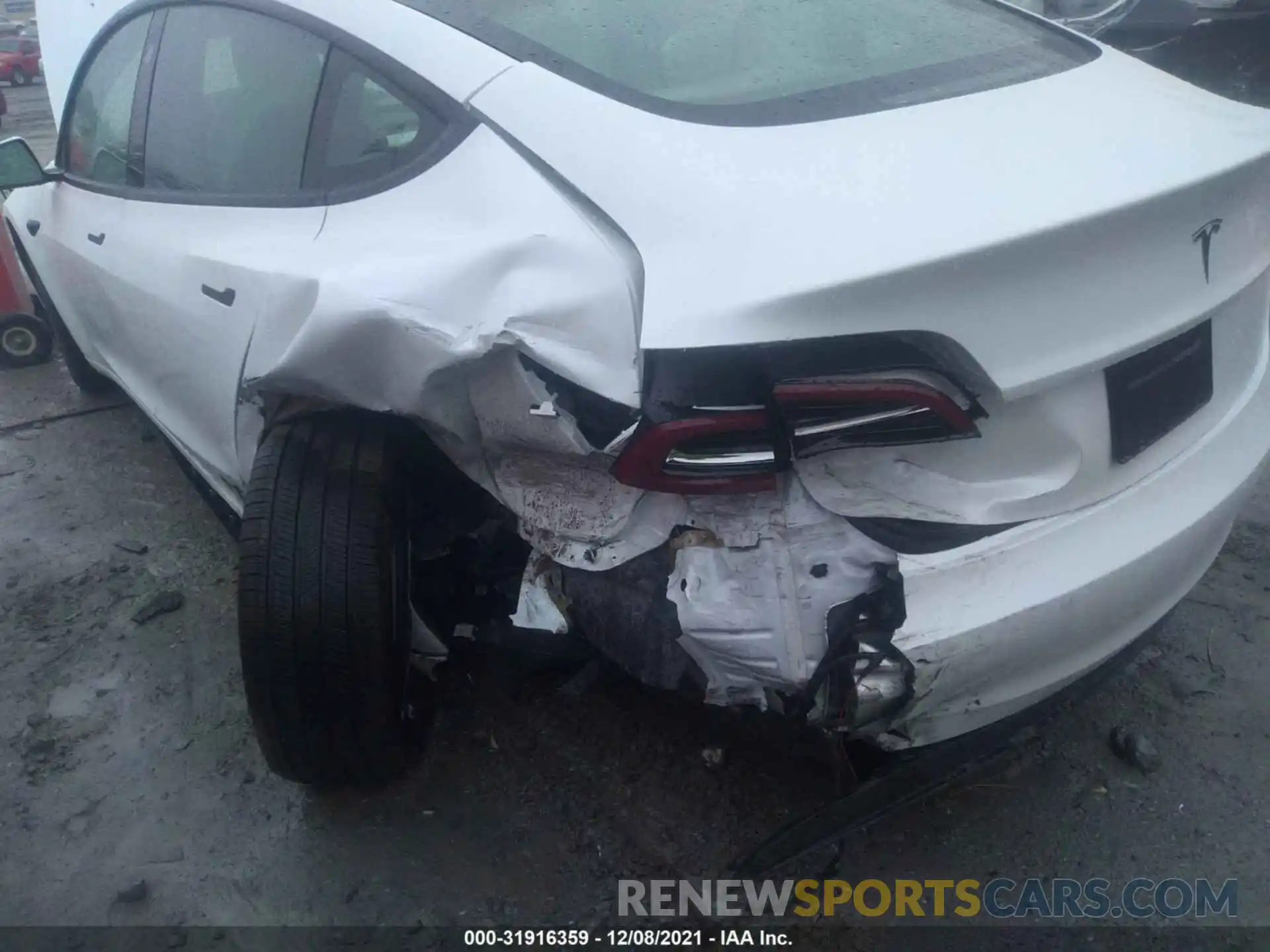 6 Photograph of a damaged car 5YJ3E1EA2MF987603 TESLA MODEL 3 2021