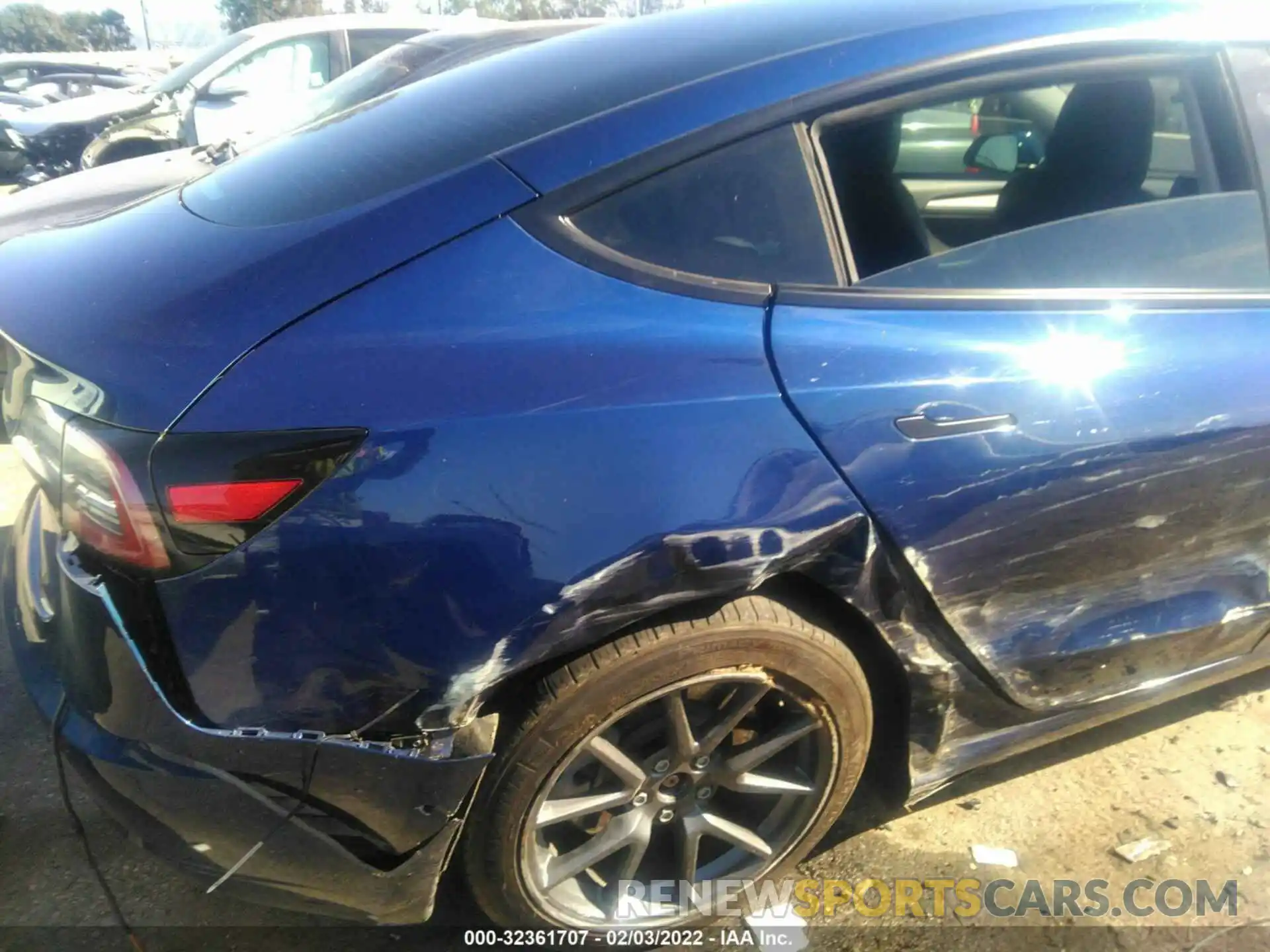 6 Photograph of a damaged car 5YJ3E1EA2MF991165 TESLA MODEL 3 2021