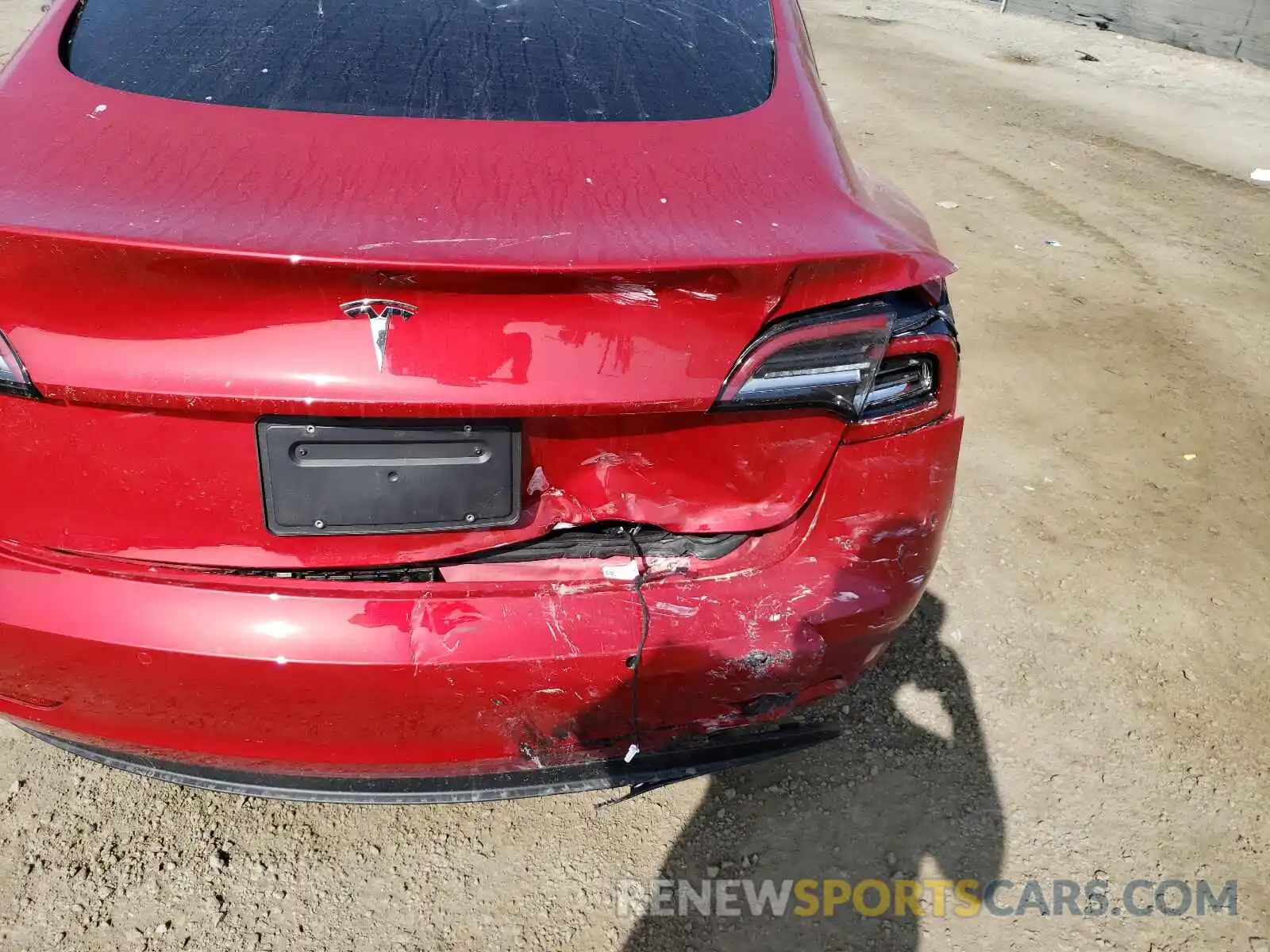 9 Photograph of a damaged car 5YJ3E1EA2MF998178 TESLA MODEL 3 2021