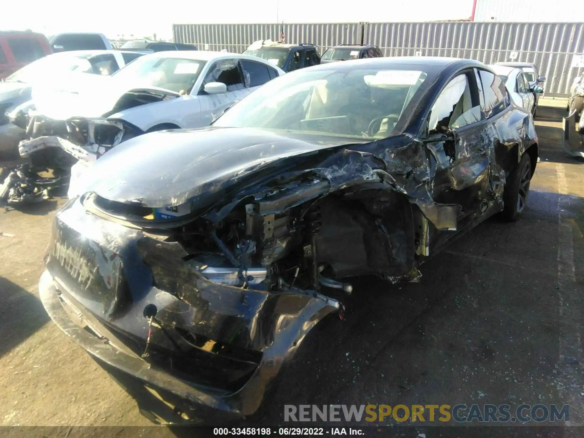 6 Photograph of a damaged car 5YJ3E1EA3MF006310 TESLA MODEL 3 2021